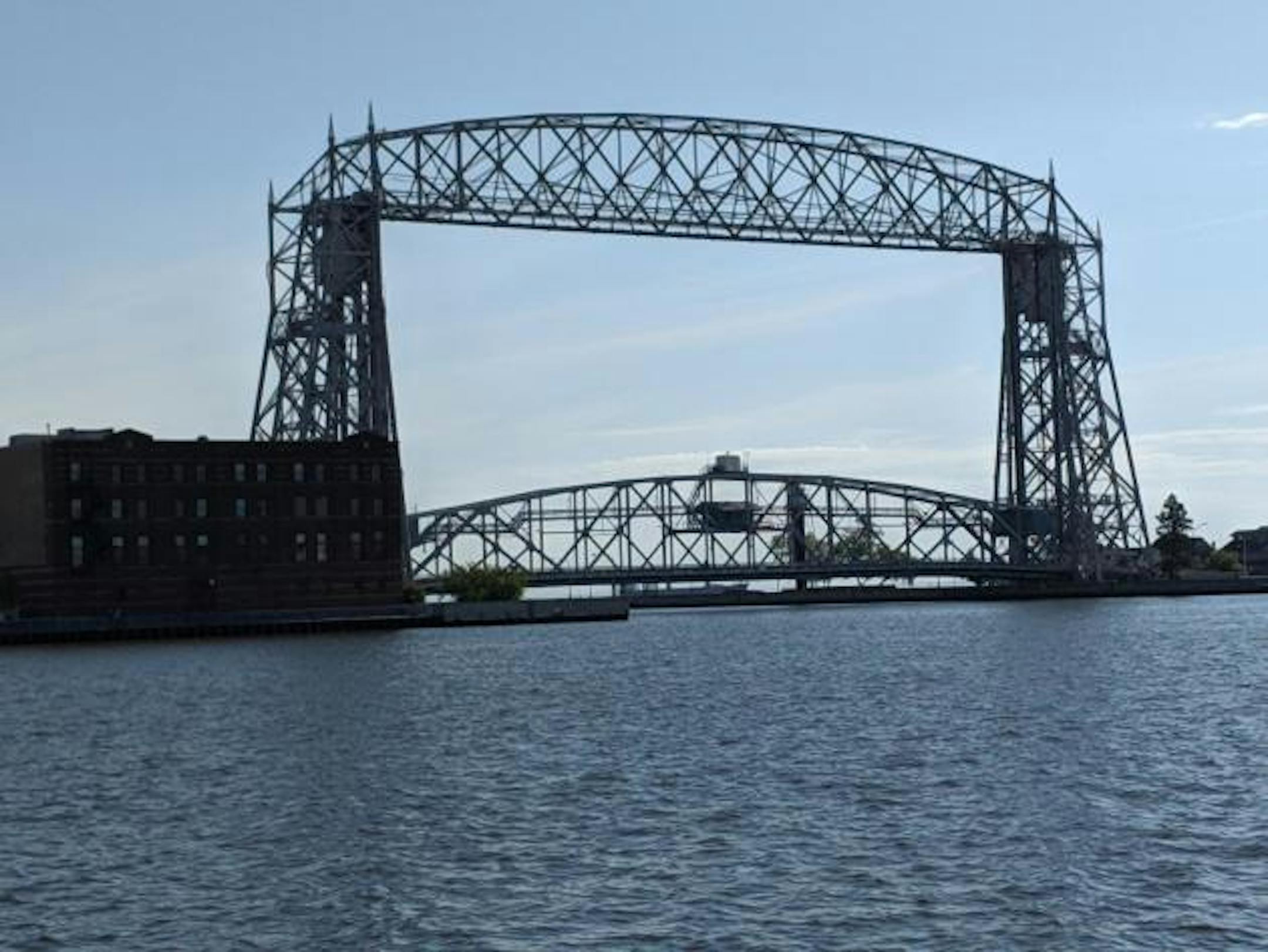 A Duluth landmark: the Aerial Lift Bridge.