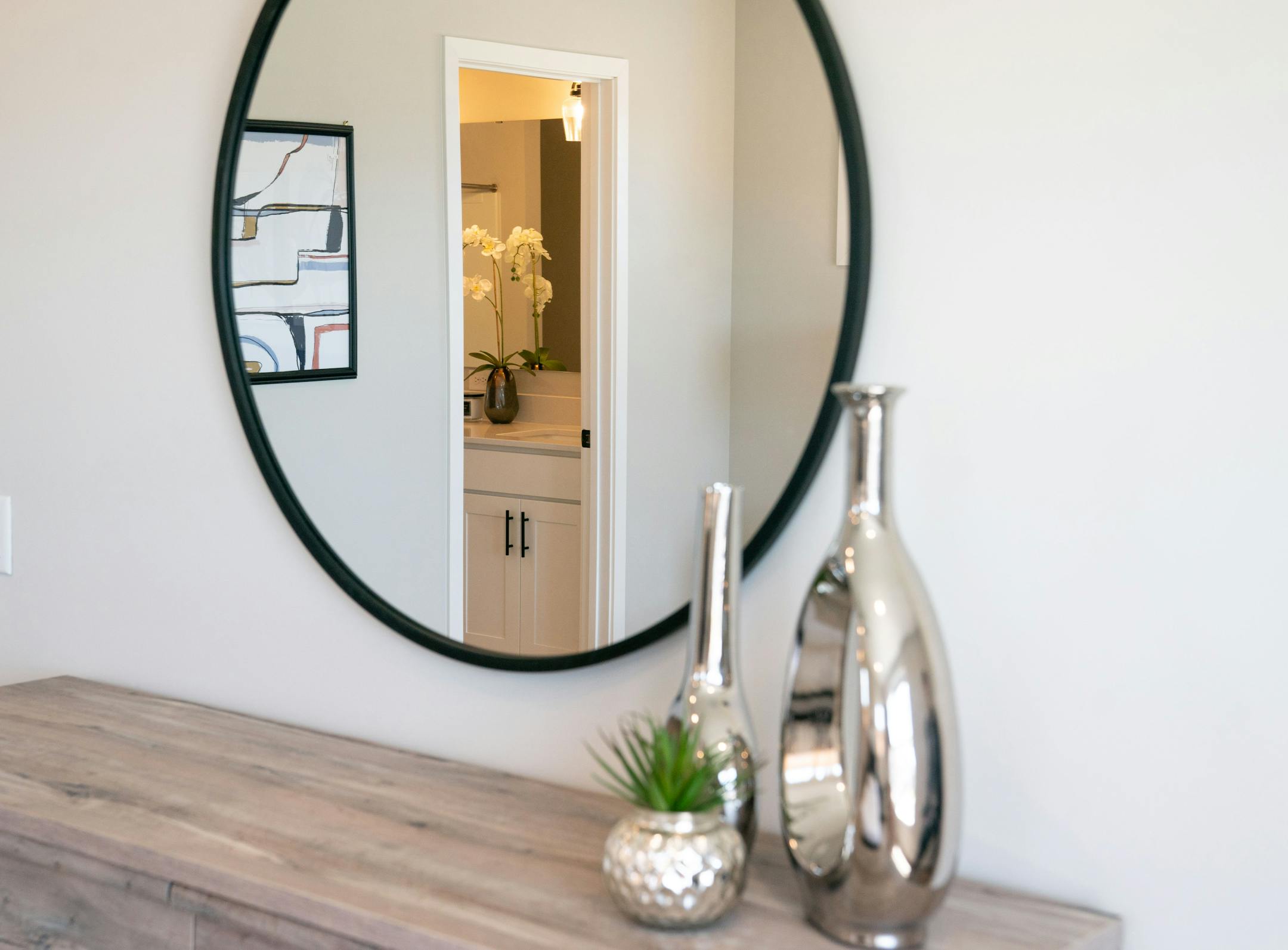 A model home for potential leasers to see at Canvas at Woodbury.