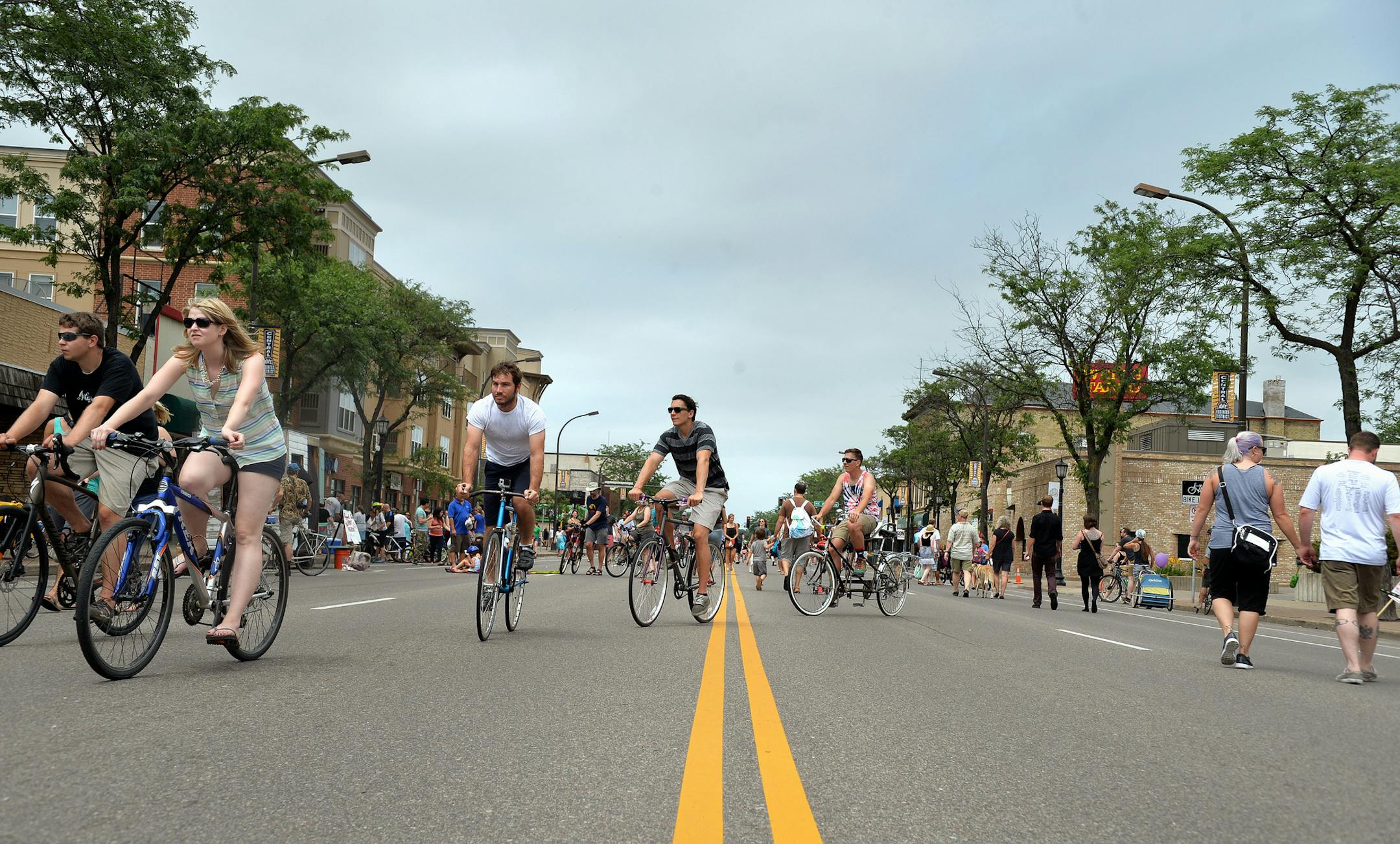 Open Streets Northeast spanned a 3.5-mile, mostly flat route for cyclists, inline skaters or walkers.