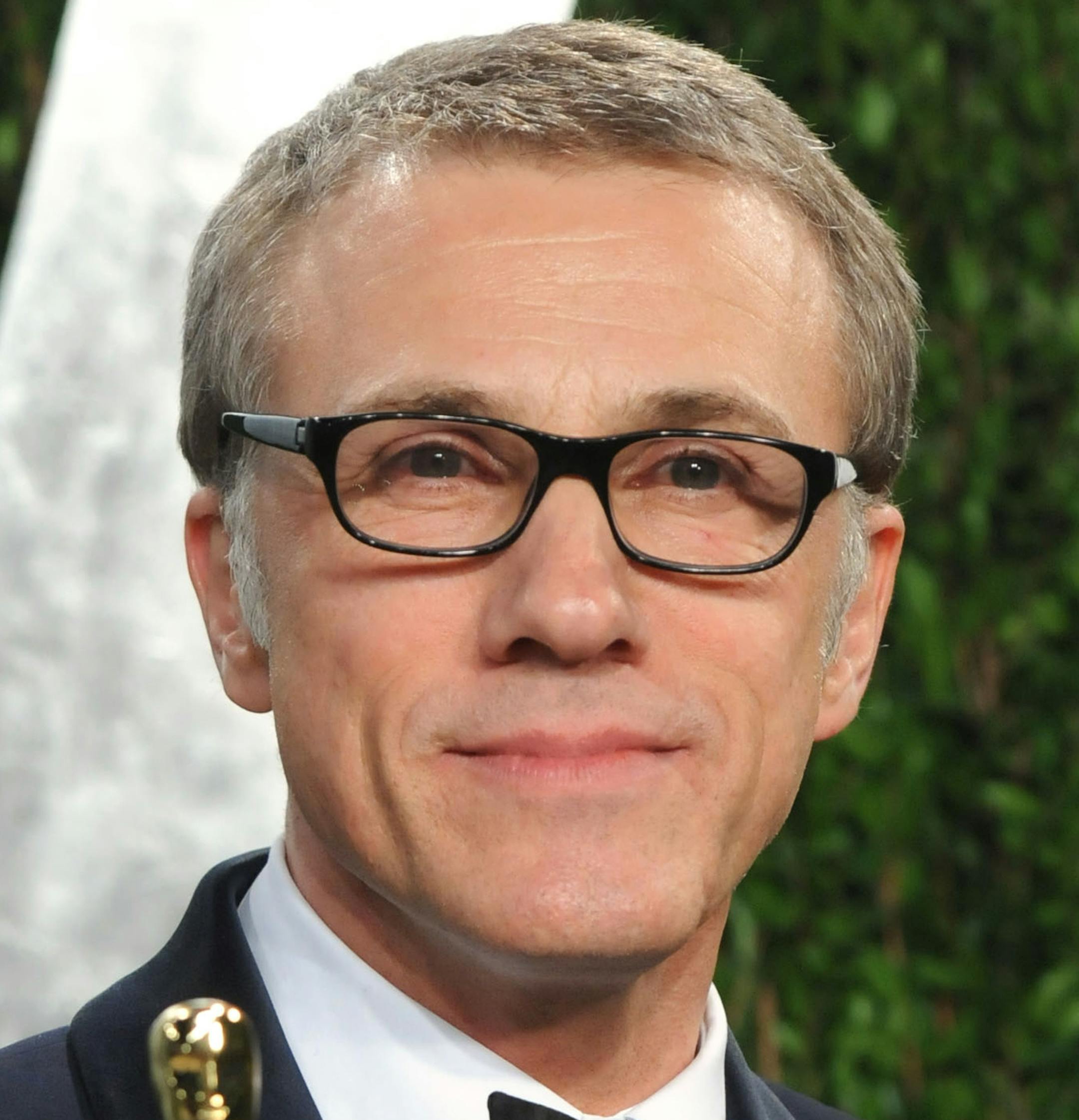 Actor Christoph Waltz arrives at the 2013 Vanity Fair Oscars Viewing and After Party, Sunday, Feb. 24 2013 at the Sunset Plaza Hotel in West Hollywood, Calif. (Photo by Evan Agostini/Invision/AP) ORG XMIT: MIN2013022516403352
