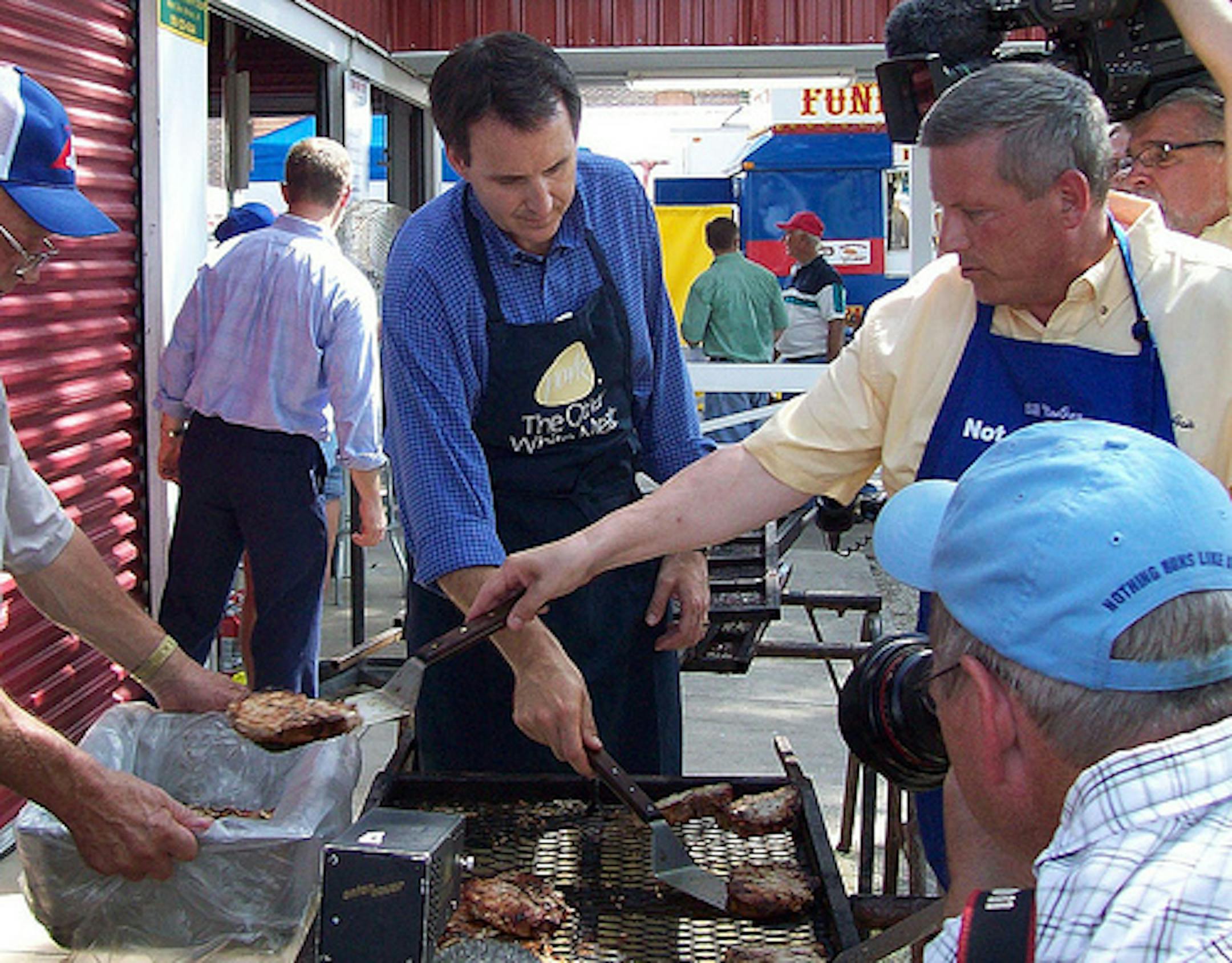 Pawlenty at the Iowa state fair. Credit: Radio Iowa