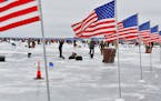 10,000 participate in charitable Gull Lake ice fishing contest