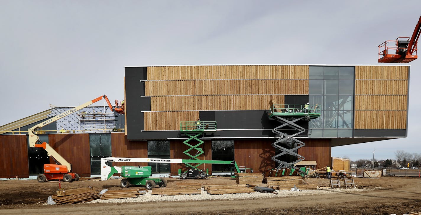 White pine treated in a kiln was installed on the Bell Museum + Planetarium near the University of Minnesota&#x2019;s St. Paul campus.