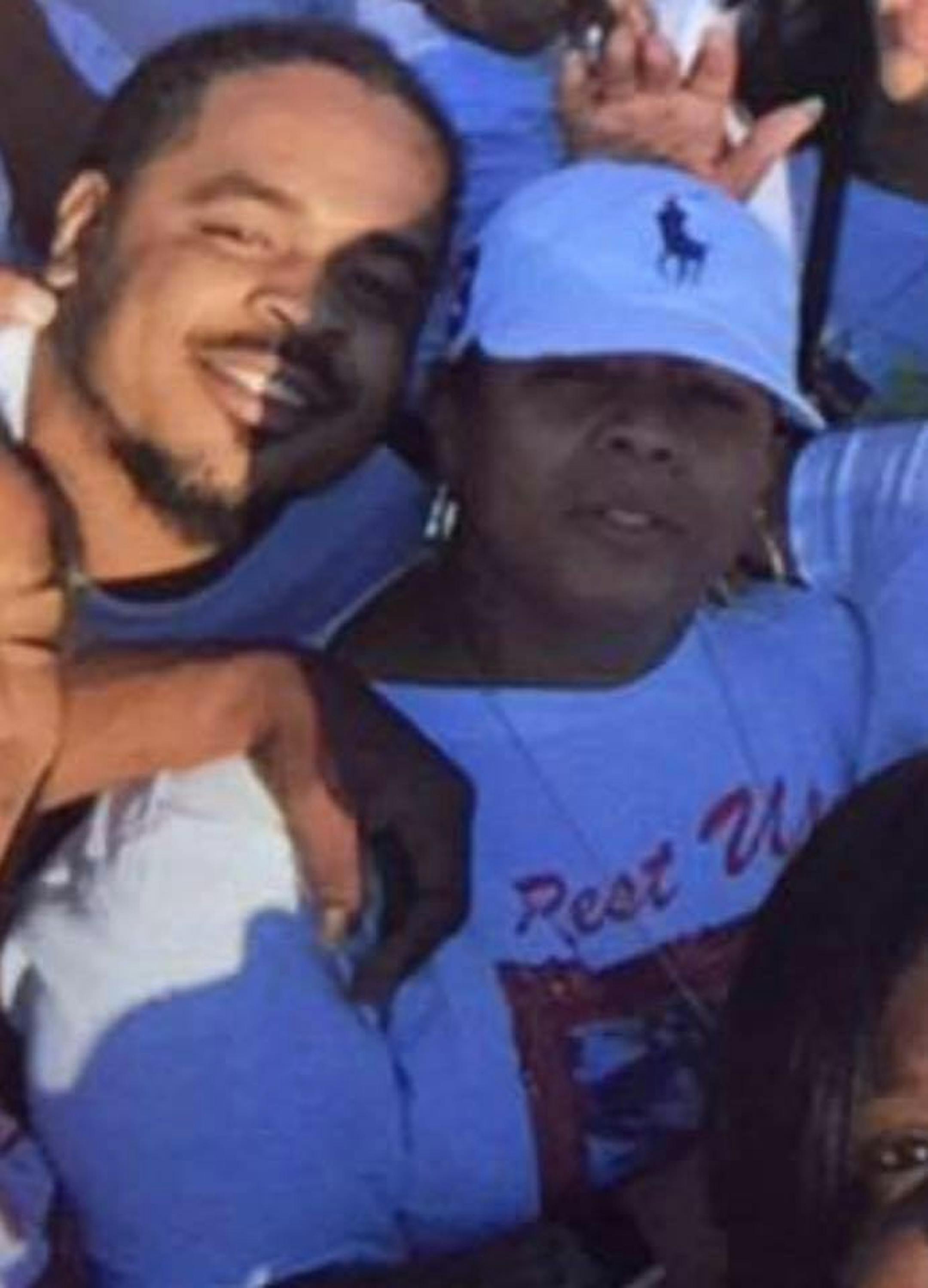 Candice Hackett with her son Chad Robertson. Hackett died after a Sunday morning shooting. Robertson was shot and killed in February by an Amtrak police officer in Chicago.