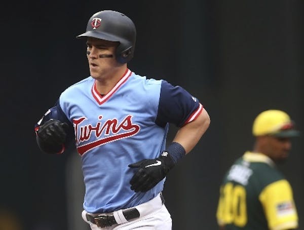 Tyler Austin rounded the bases two more times Sunday, giving him six home runs in 12 games since joining the Twins.