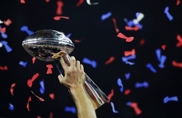 The Super Bowl trophy will be handed out Feb. 4 at U.S. Bank Stadium in Minneapolis.