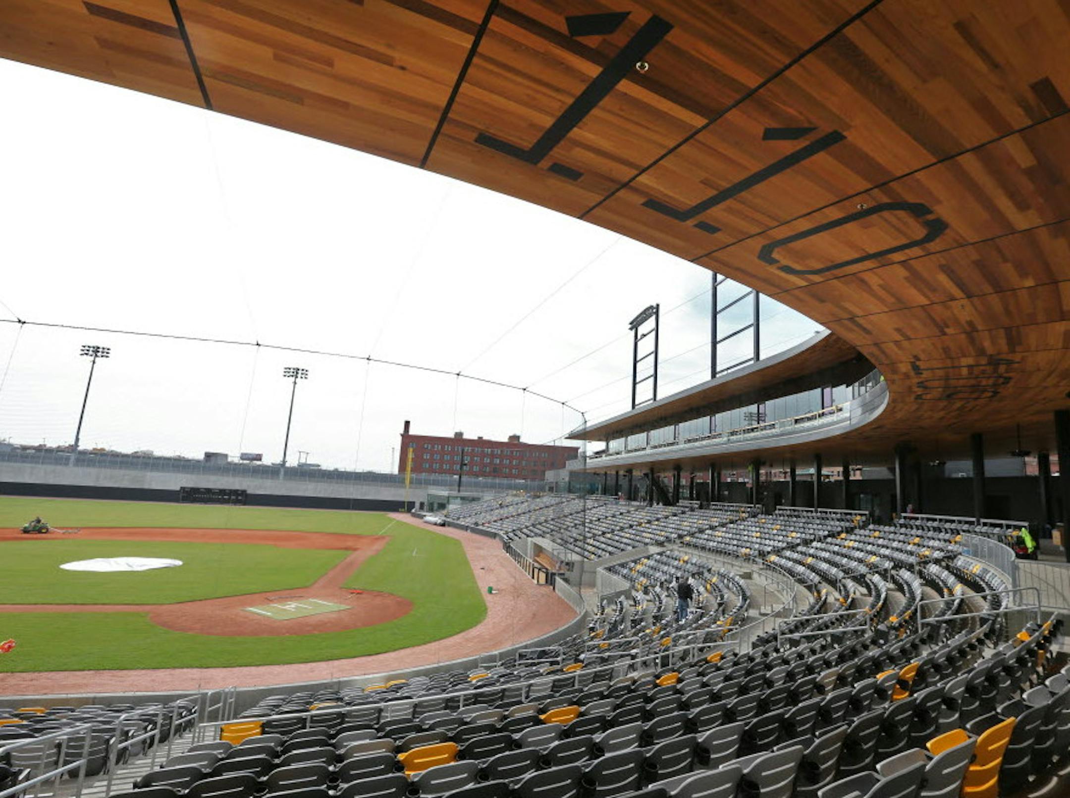 The early tour of the New Saints CHS stadium in downtown St. Paul. Photos to be use for an illustration package 051715. ORG XMIT: MIN1504152005052129 Tom Wallace
