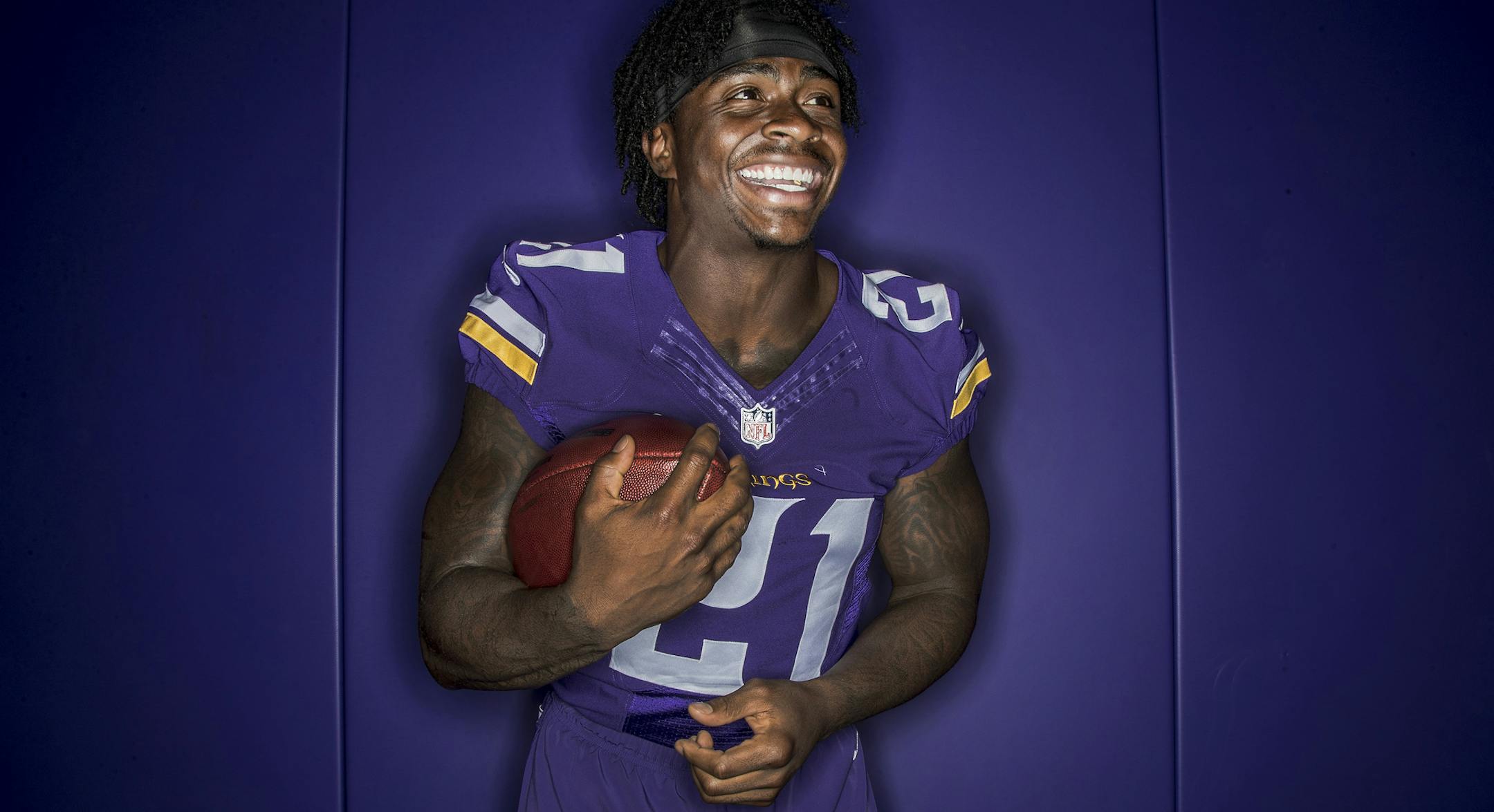 Minnesota Vikings running back Jerick McKinnon. ] CARLOS GONZALEZ &#xef; cgonzalez@startribune.com - August 16, 2017, Eden Prairie, MN, Winter Park, Minnesota Vikings