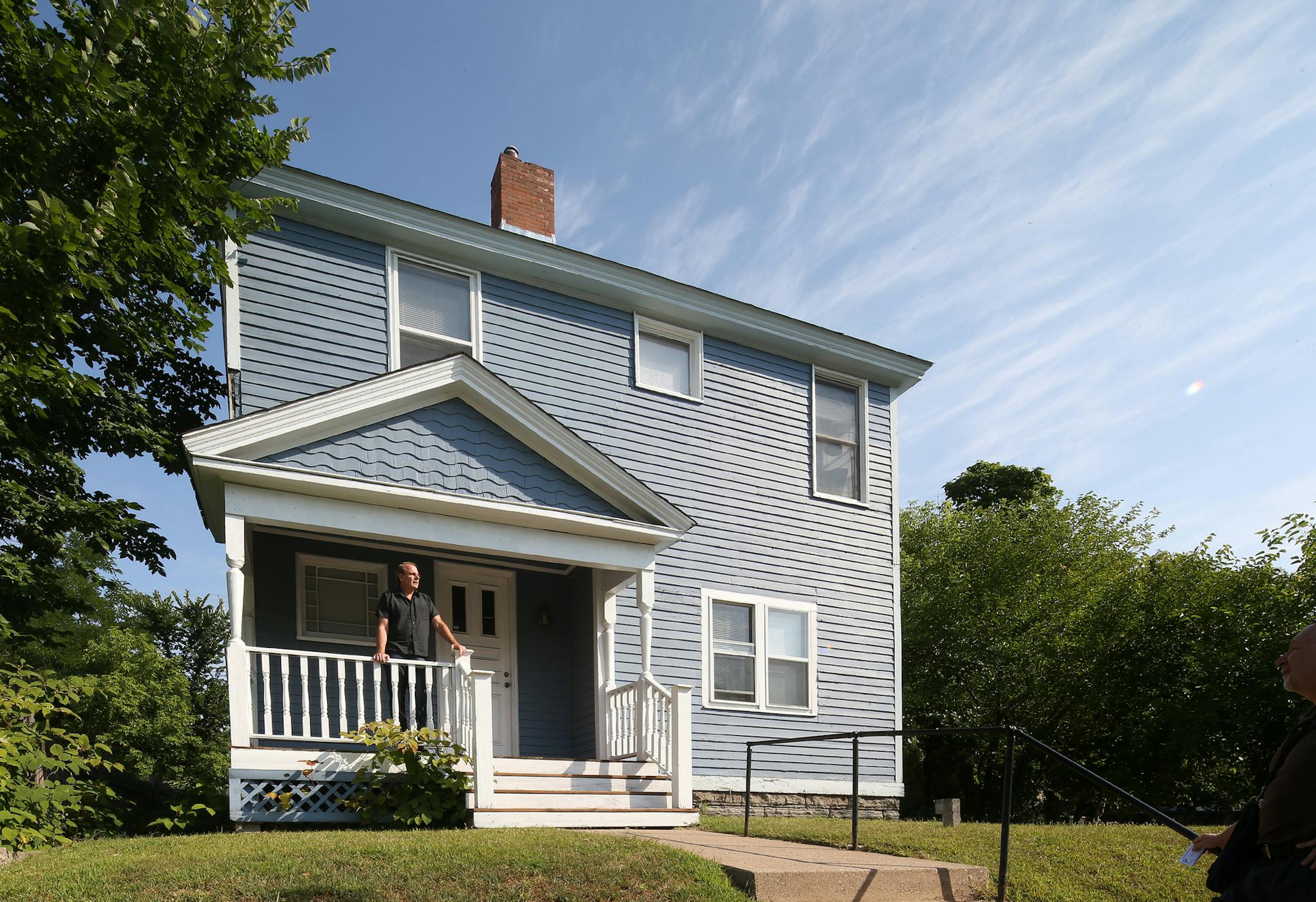 Structural engineer Tom Irmiter, who last month purchased an historic 1885 home on Selby Avenue in St. Paul, MN. September 04, 2013. ] JOELKOYAMA&#x201a;&#xc4;&#xa2;joel koyama@startribune Structural engineer Tom Irmiter, who last month purchased an historic 1885 home on Selby Avenue in St. Paul and is using it as offices for his eight-employee business, Forensic Building Science. Irmiter, a former builder who has renovated many older homes in St. Paul, now heads a business whose specialty is de