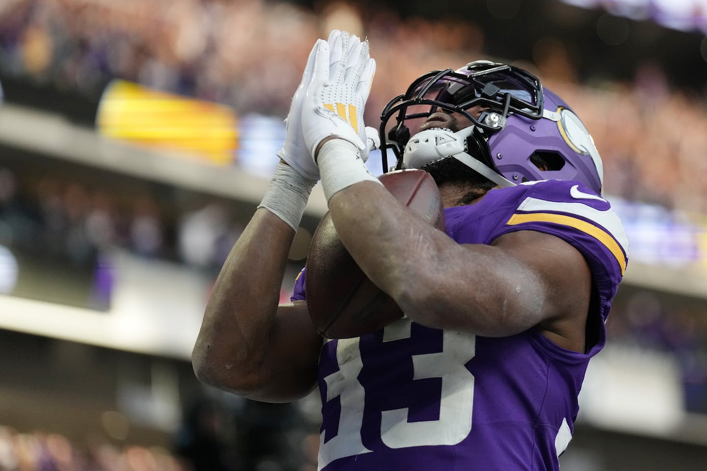 Running back Aaron Jones rewards the Vikings’ belief in him