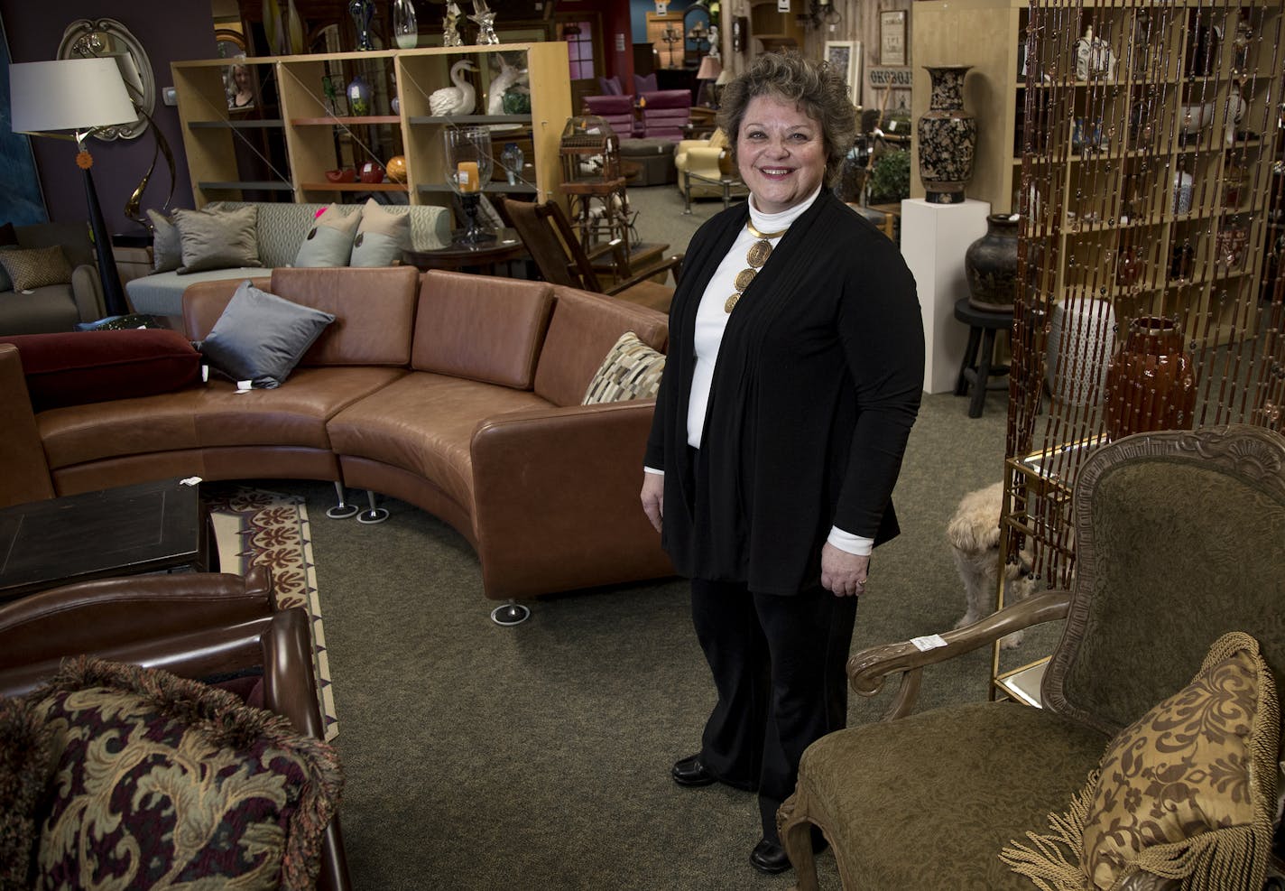 KAY FRANDSEN, at her consignment furniture shop in Deephaven, is doing well enough that she is doing the homework necessary to franchise her operation.