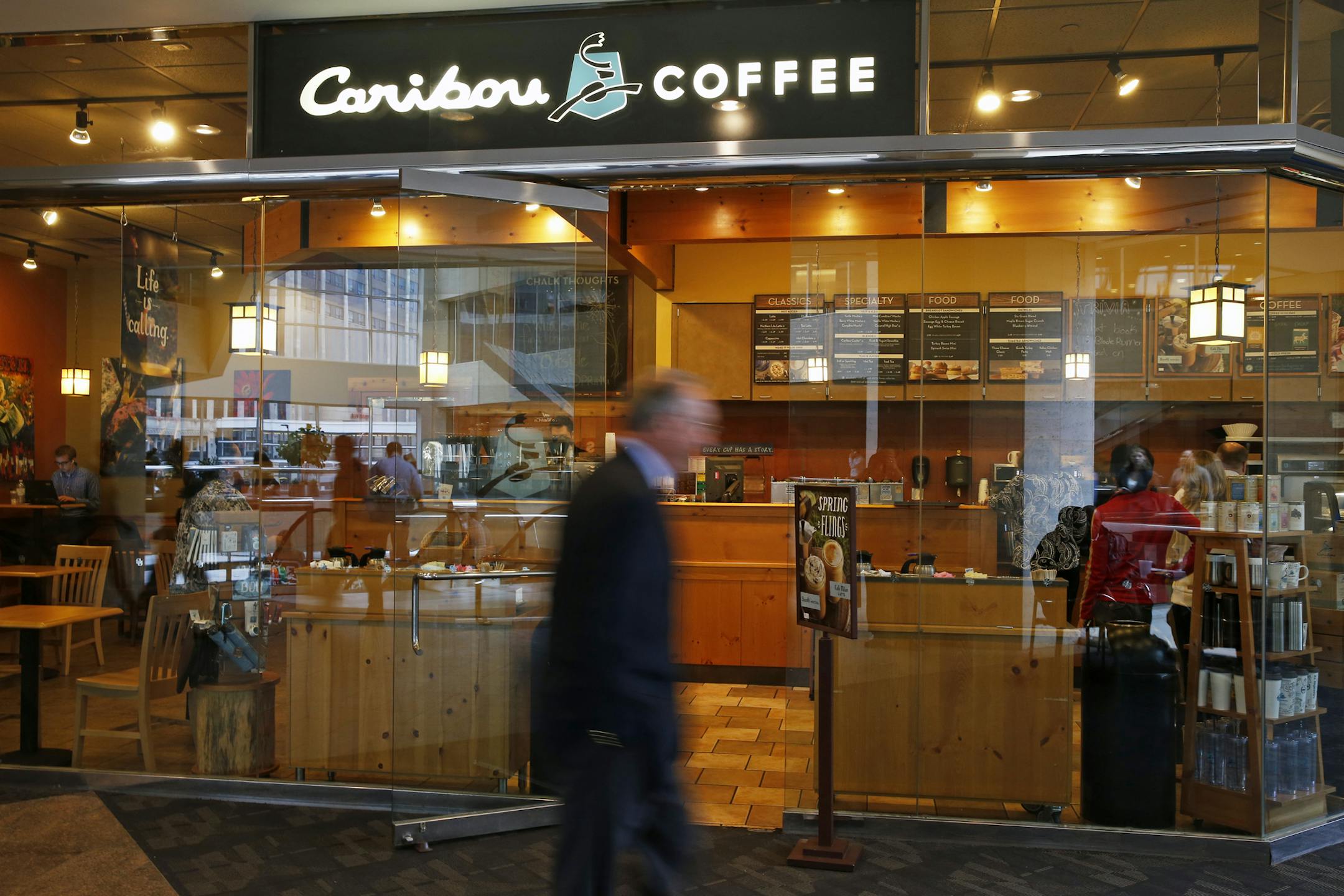 Caribou Coffee had a data breach at its company-owned stores. (RICHARD TSONG-TAATARII/Star Tribune file photo)