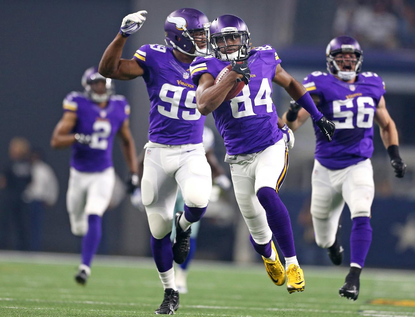 Minnesota Vikings wide receiver Cordarrelle Patterson (84) during the preseason.