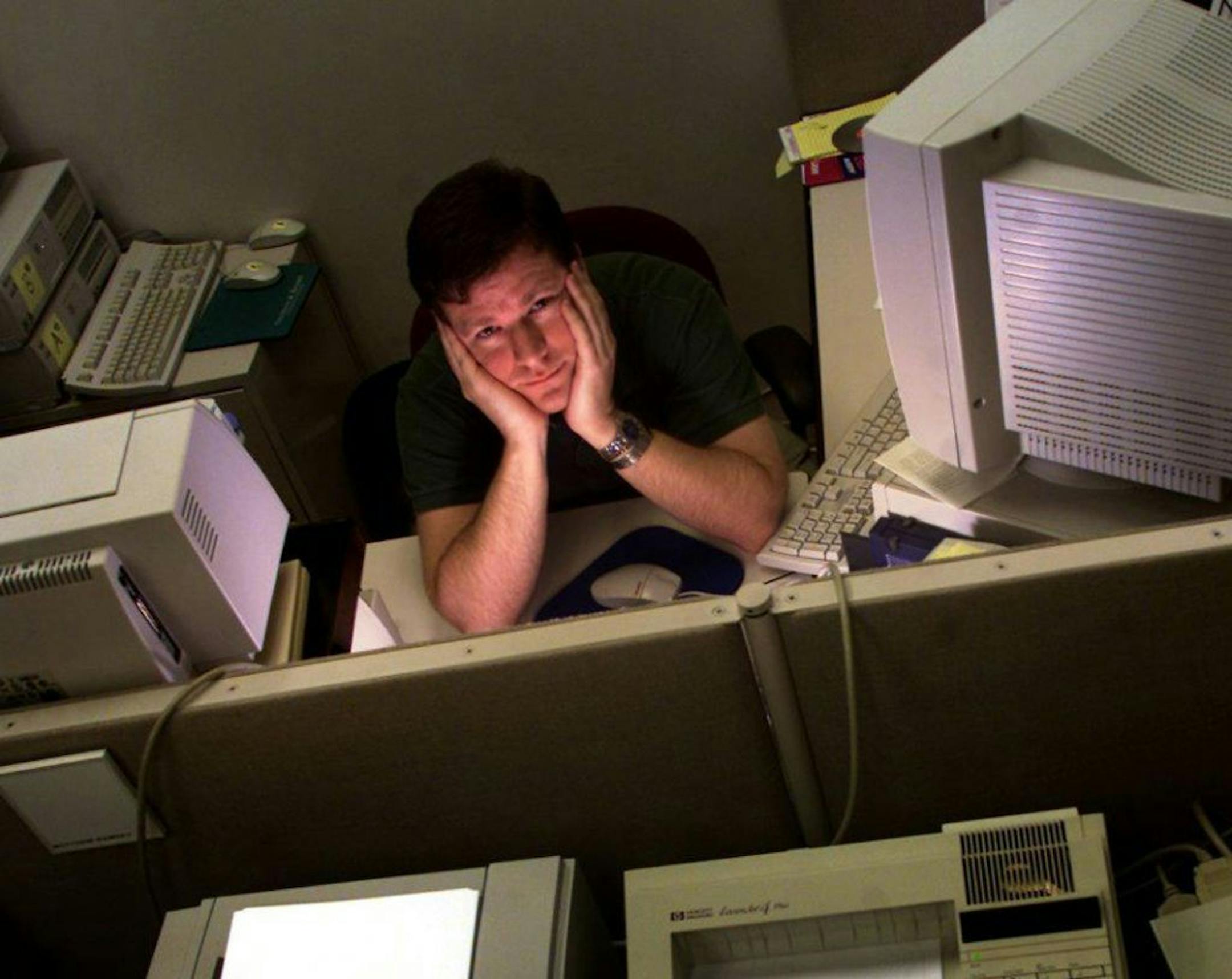 Photo illustration: The workplace.