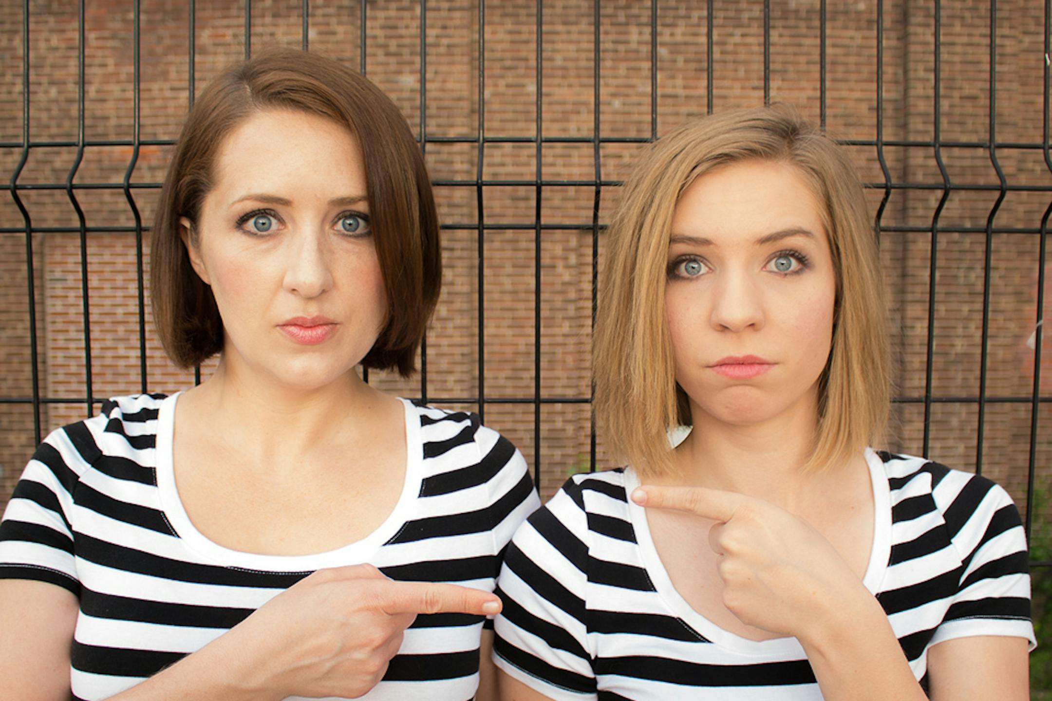 Billie Jo Konze and Ilana Kapra in "Evil Twin."