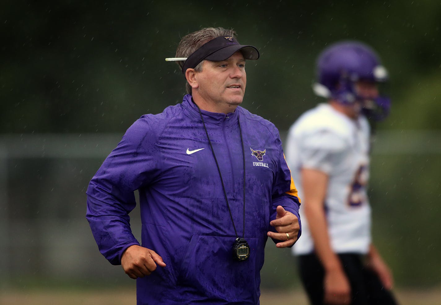 Minnesota State Mankato head football coach Todd Hoffner, in 2015.