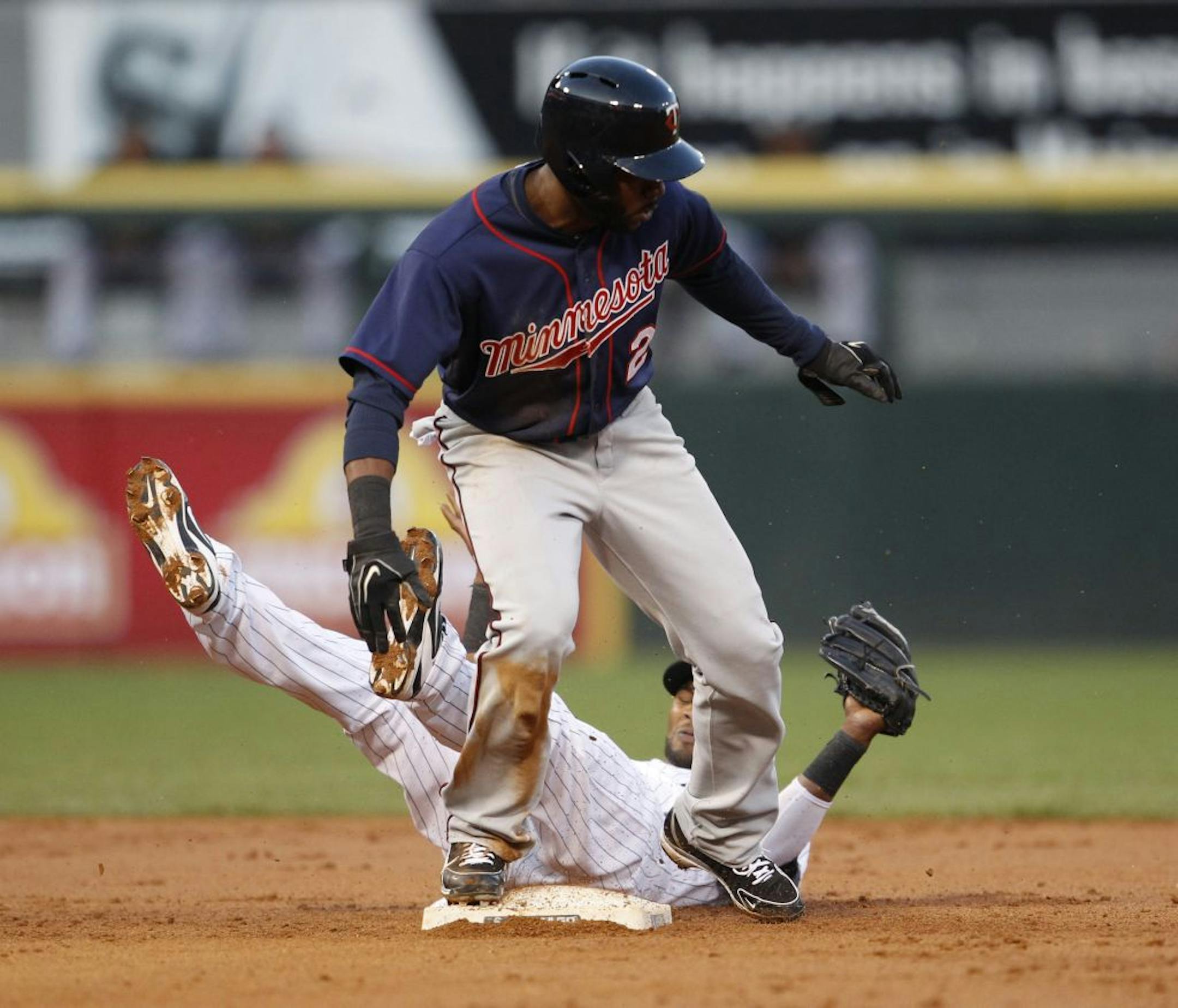 The Minnesota Twins' Denard Span