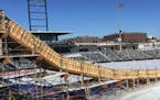 The new slide at CHS Field.