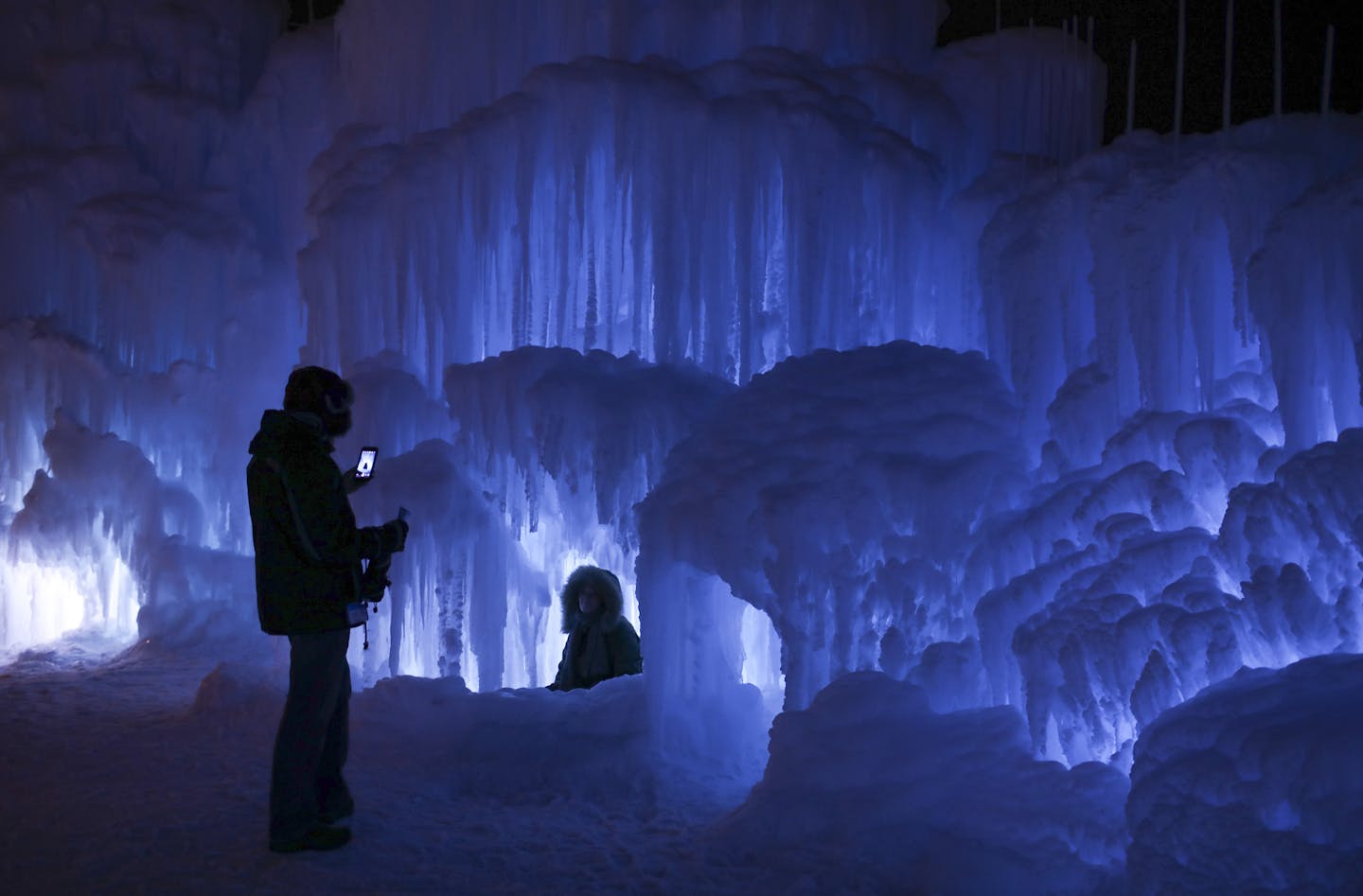 Ice castle built to bring surge of winter tourism to downtown Stillwater