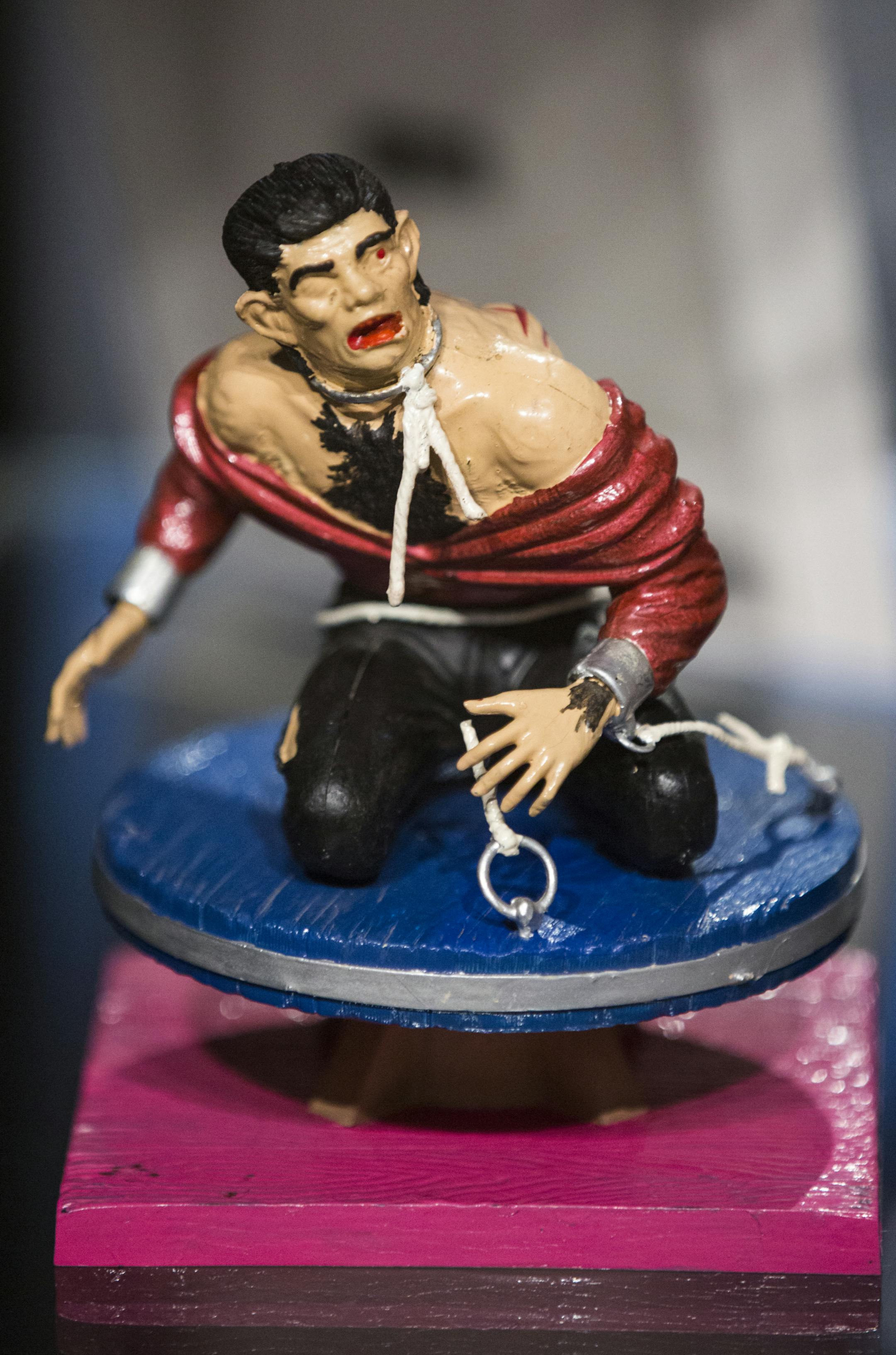 A hand painted Hunchback of Notre Dame model from 1963.