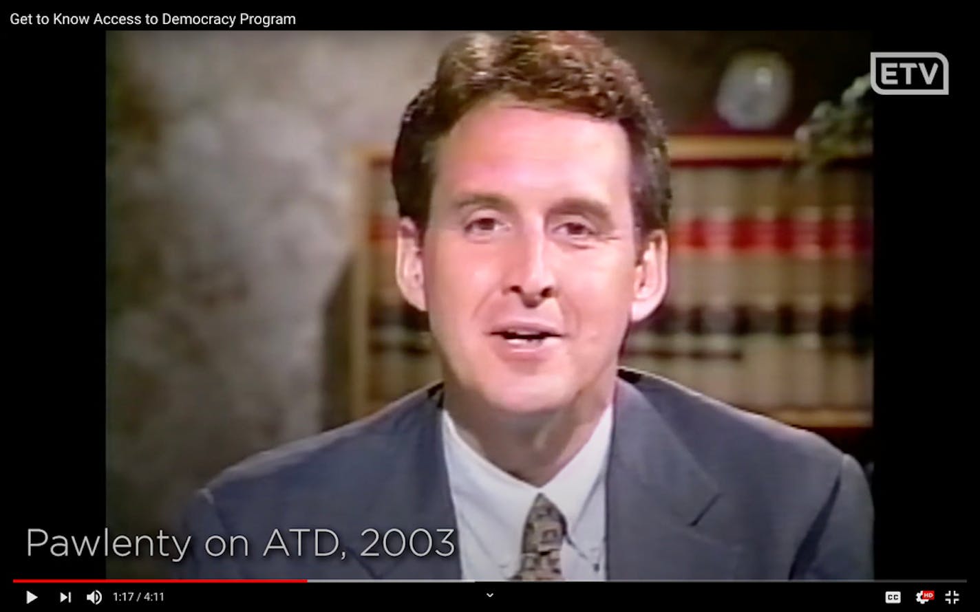 Former Gov. Tim Pawlenty on Alan Miller's first episode of the show.