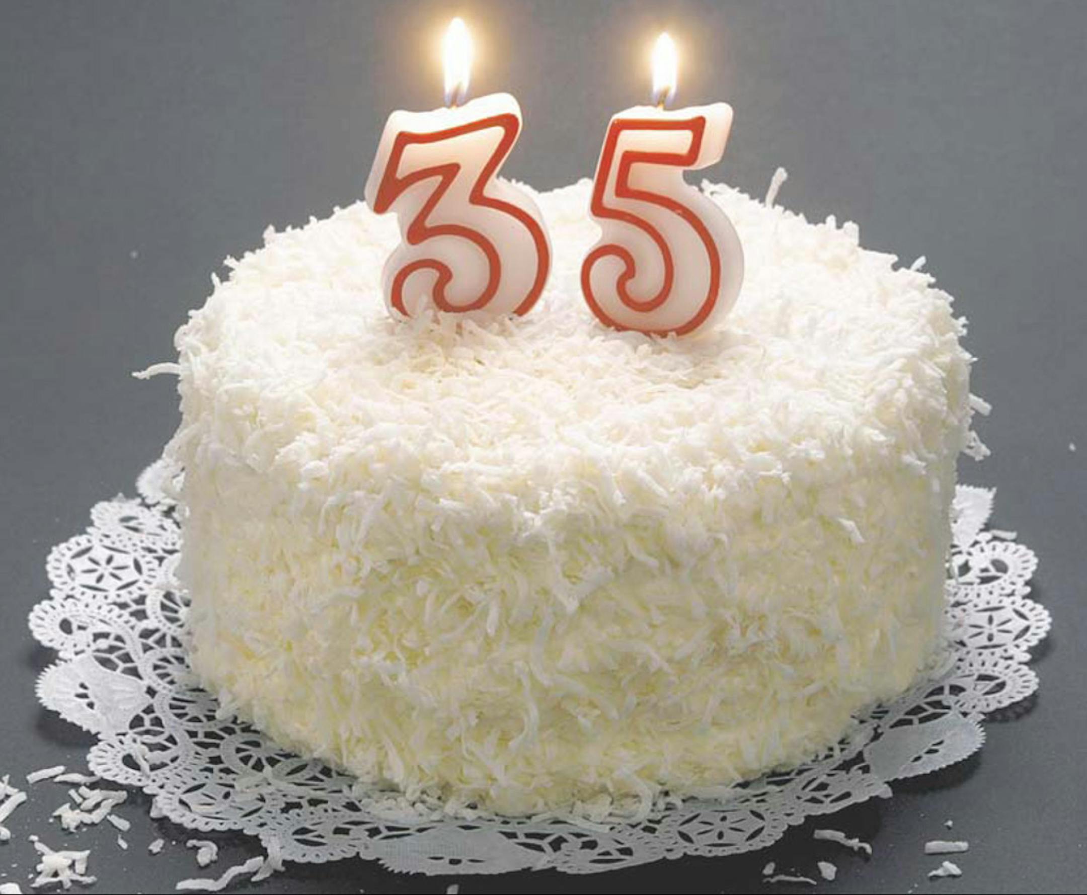 Doll Laboe made this cake -- a family recipe -- for Taste's 35th anniversary.