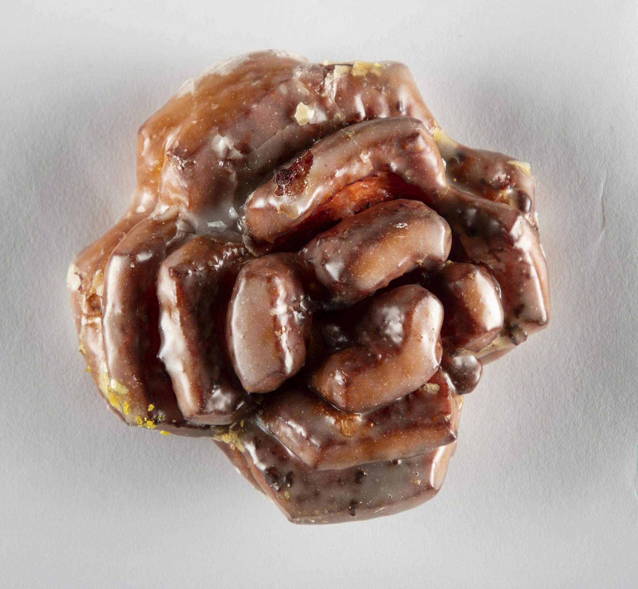 Glazed cherry fritter from YoYo Donuts.