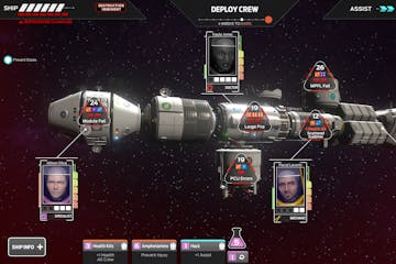 In "Tharsis," gamers must deploy crew members to deal with various crises that emerge on a trip to Mars.