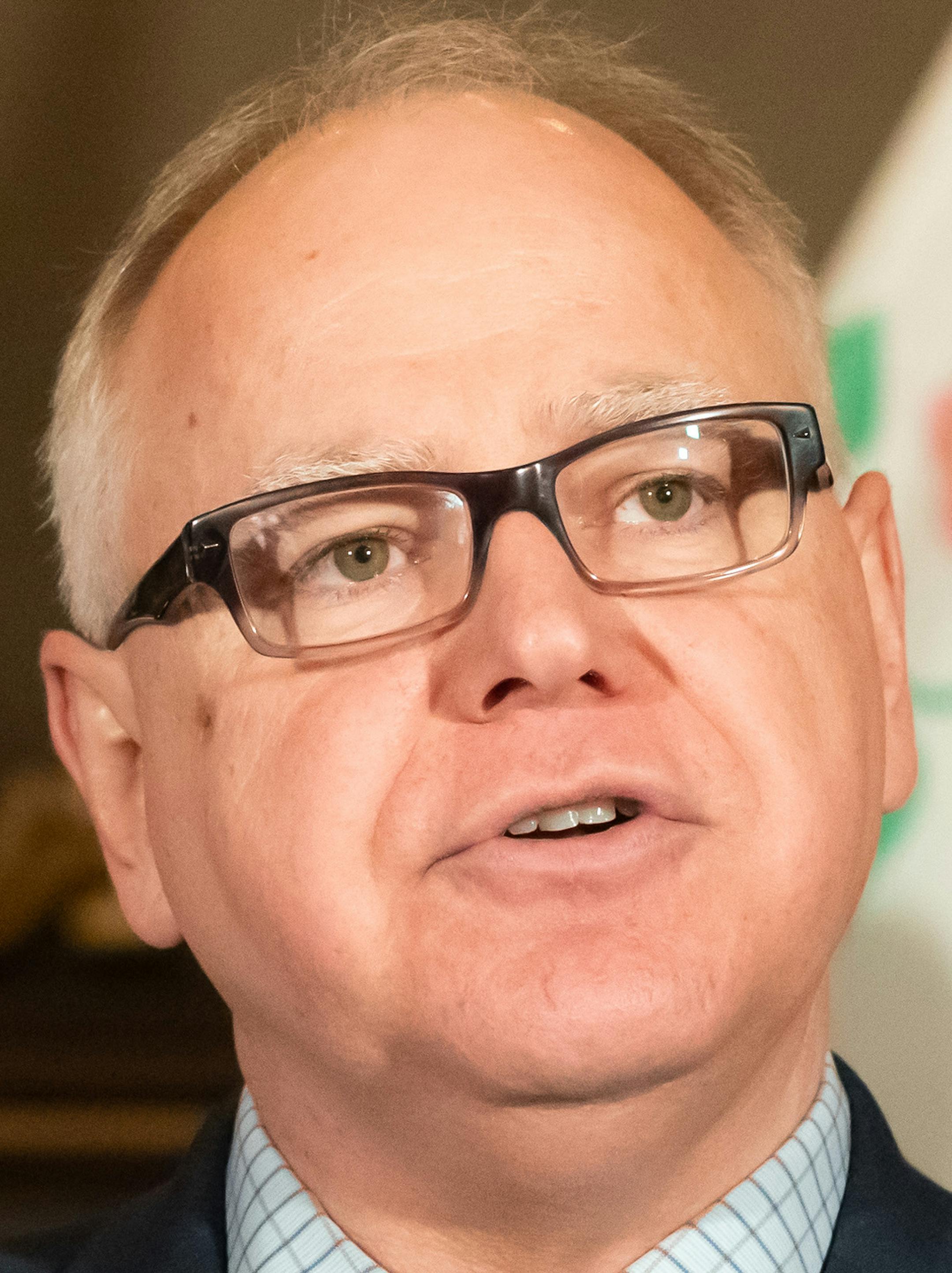Governor Tim Walz and Lieutenant Governor Flanagan held a press conference to announce major energy and climate policy initiatives. ] GLEN STUBBE &#x2022; glen.stubbe@startribune.com Monday, March 4, 2019 The three proposals would require all electric utilities in Minnesota to use only carbon-free energy resources by 2050, would prioritize energy efficiency and clean energy resources over fossil fuels and would raise Minnesota&#x2019;s Energy Efficiency Resource Standard for investor-owned elect