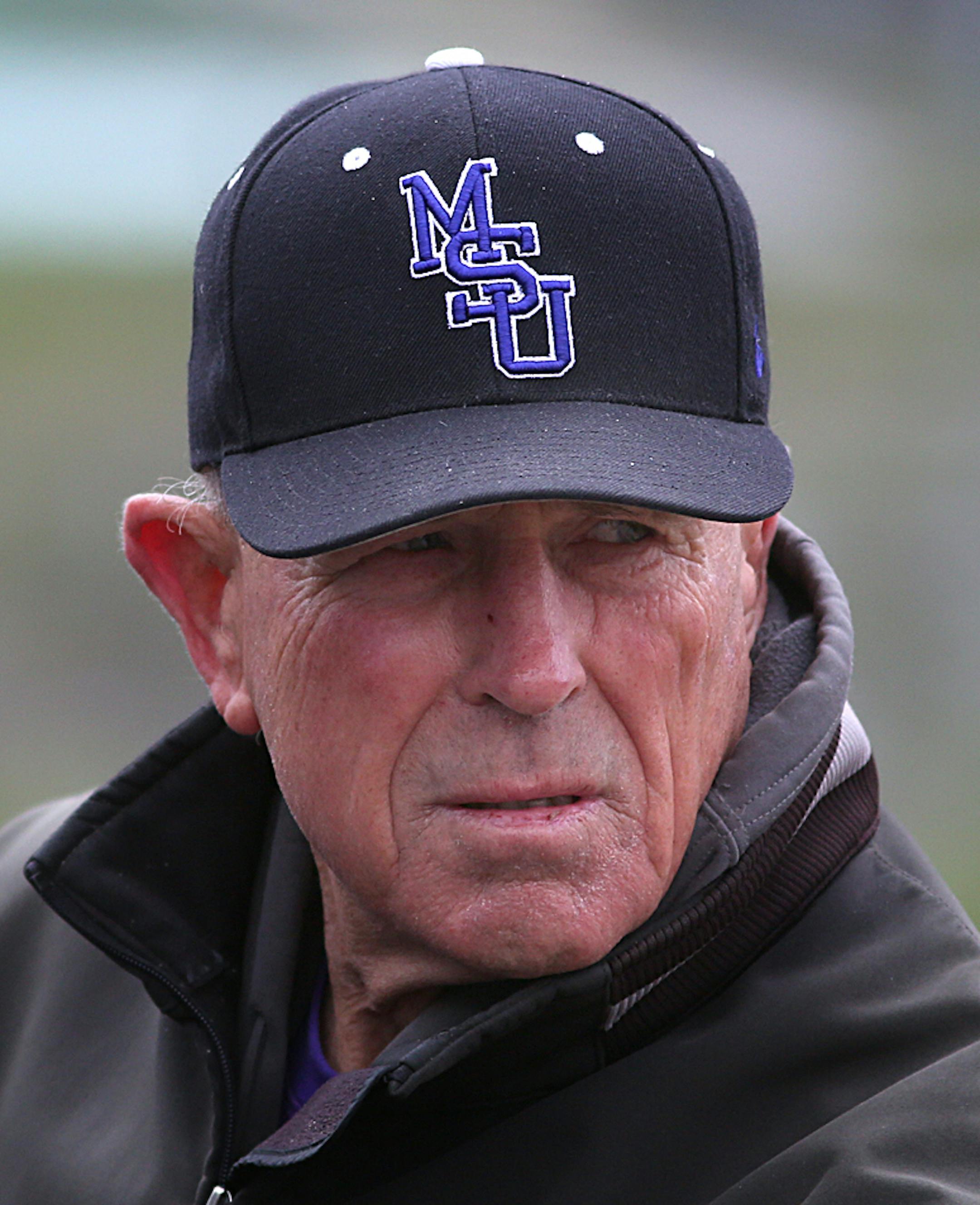 Clinton ìTinkî Larson was at the scene of a Fire destroyed the historic Tink Larson Field grandstand the previous evening. ] JIM GEHRZ ï james.gehrz@startribune.com / Waseca, MN / April 7, 2016 /9:30 AM ñ BACKGROUND INFORMATION: Fire destroyed historic Tink Larson baseball field grandstand Wednesday evening. The State Fire Marshal will be in Waseca Thursday to investigate what started a fire that destroyed the grandstand at the city's baseball field.