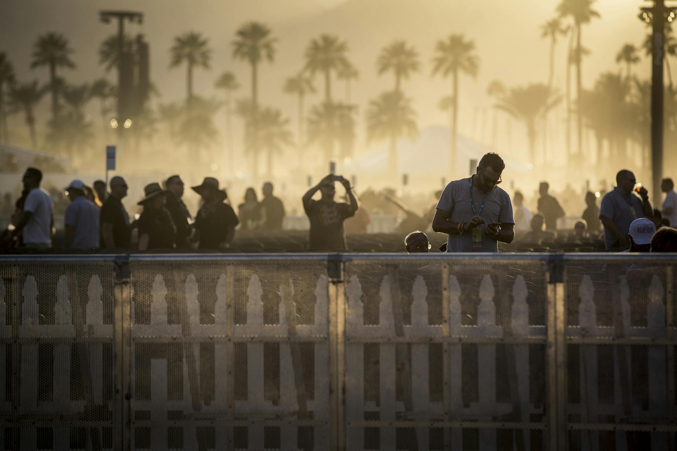 Padded chairs in a reserved seating area at Desert Trip, the boomer-friendly festival, at the Coachella site in Indio, Calif., Oct. 7, 2016. Despite easy targets for mockery, far more than nostalgia was in play as both Bob Dylan and the Rolling Stones played the first night of Desert Trip.
