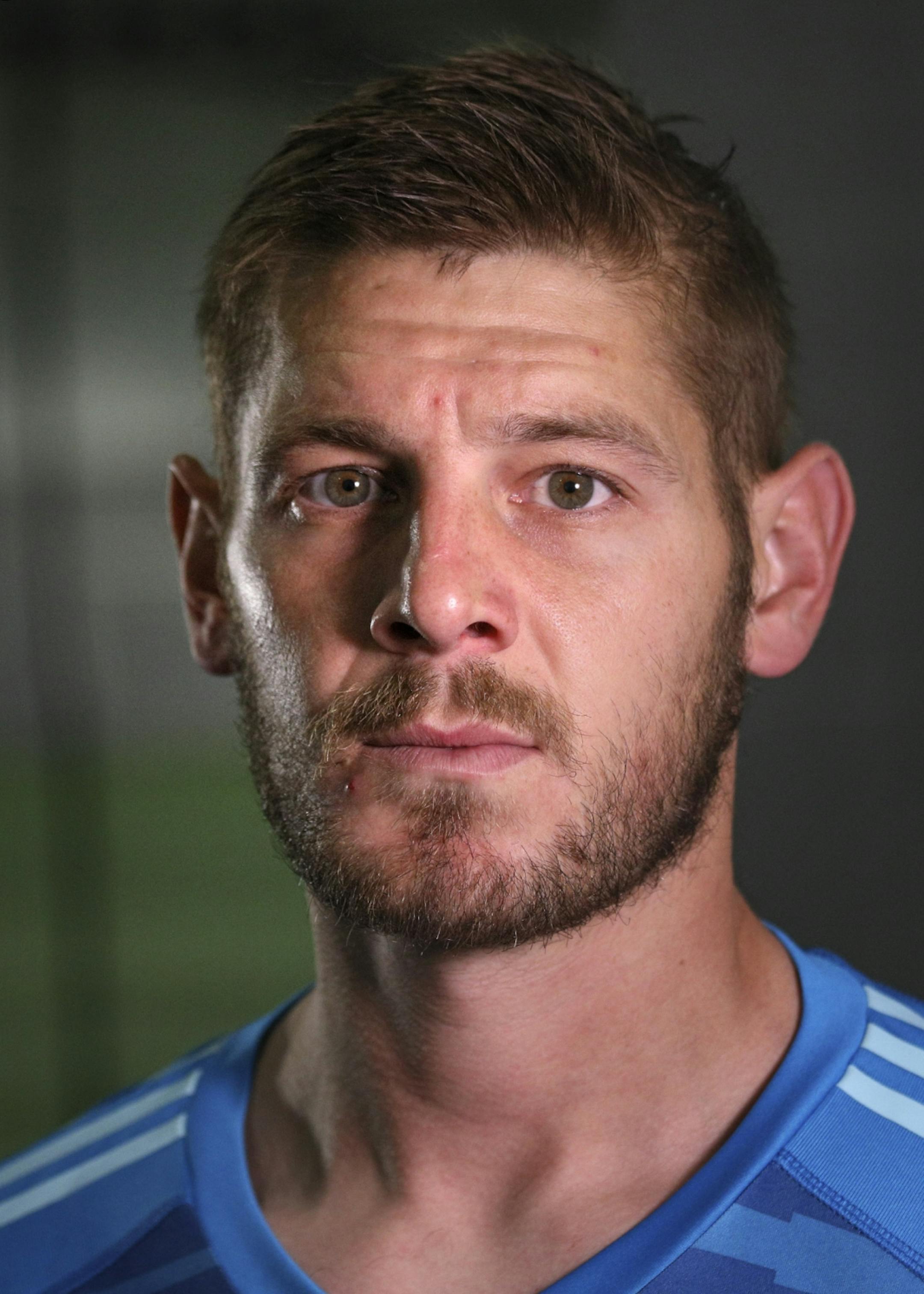 Minnesota United player Matt Lampson.