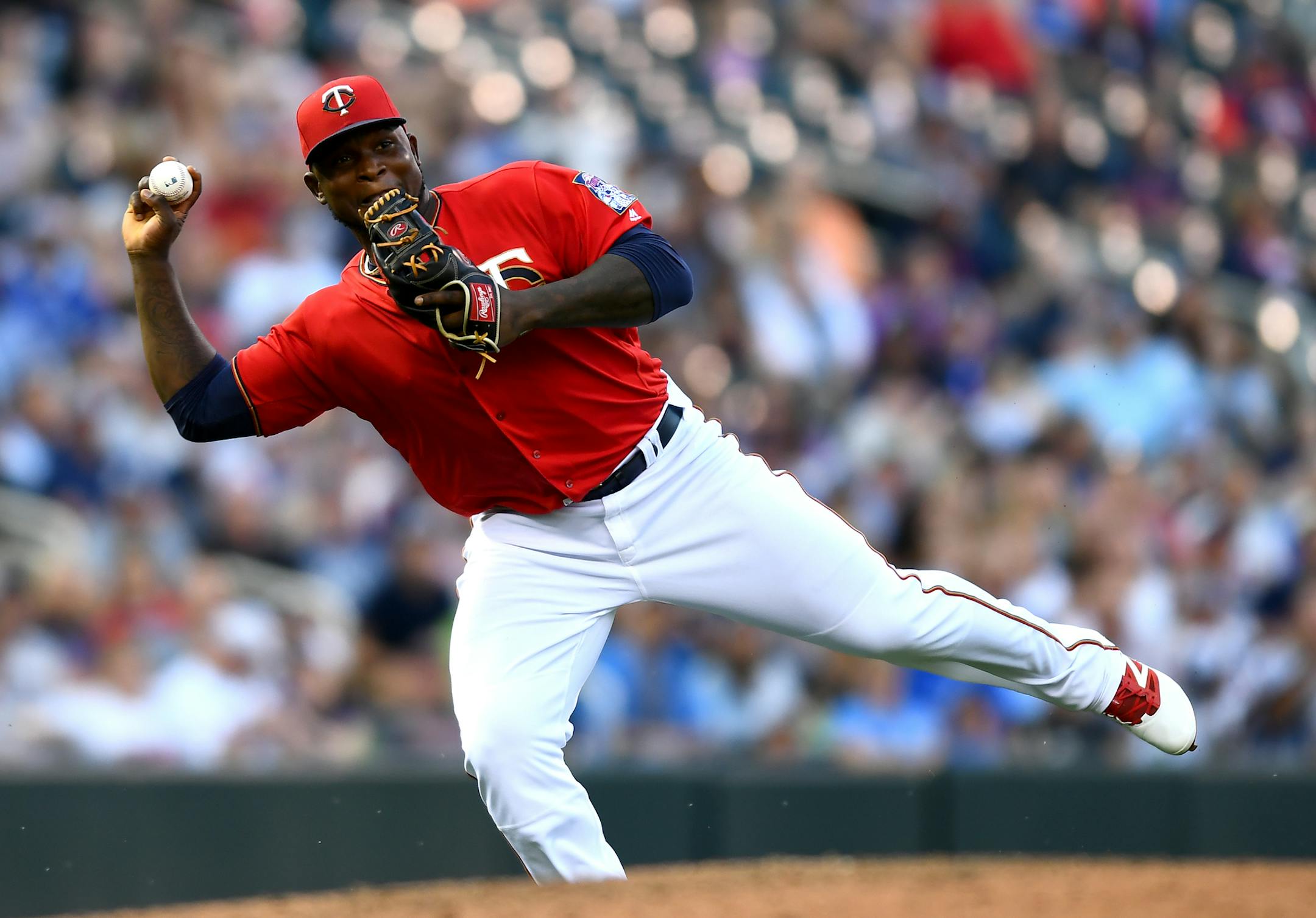 Minnesota Twins third baseman Miguel Sano