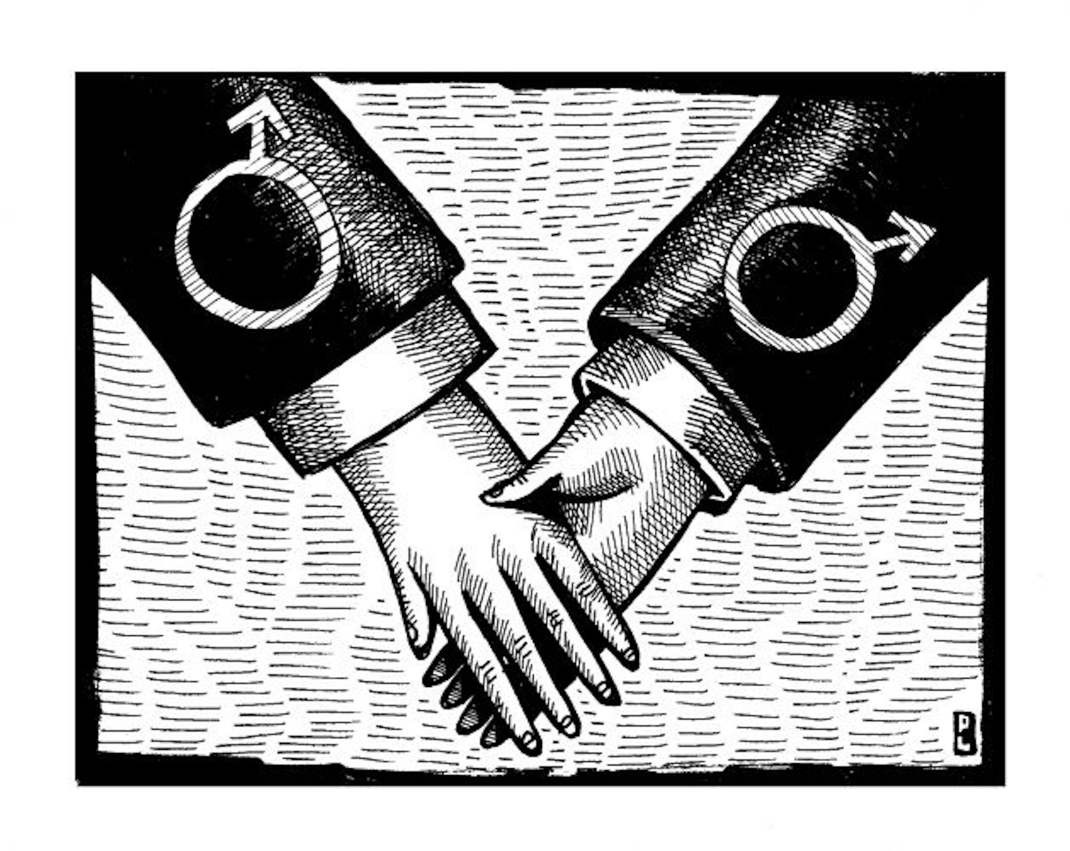 Gay marriage by Paul Lachine/NewsArt
