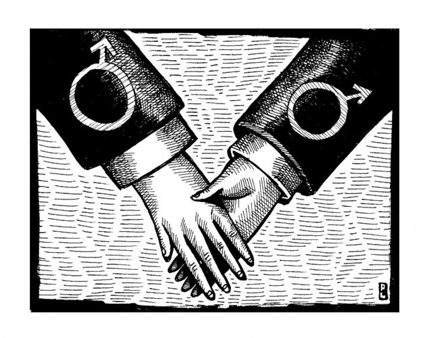 Gay marriage by Paul Lachine/NewsArt