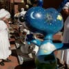 A group of nuns looked at Snoopy statues in downtown St. Paul in 2000.
