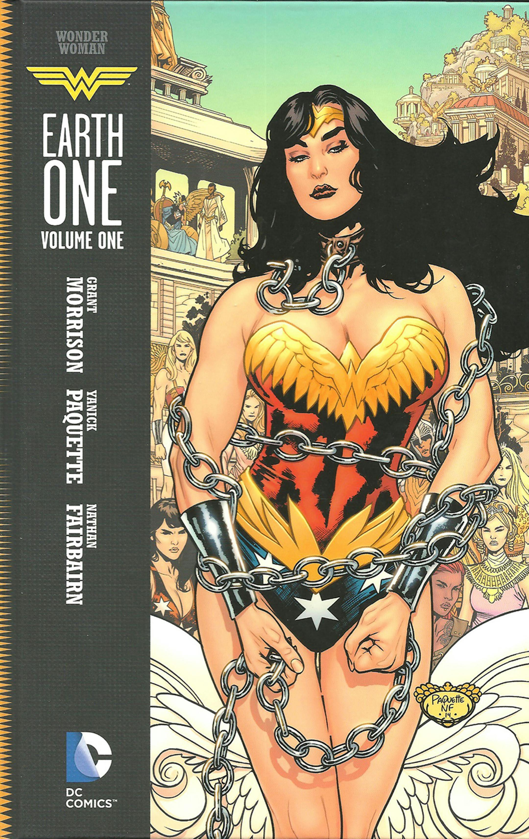 Set on a parallel world, the origin story in "Wonder Woman: Earth One Book One" doesn't shy away from the sexual subtext of the character. (DC Comics) ORG XMIT: 1203648