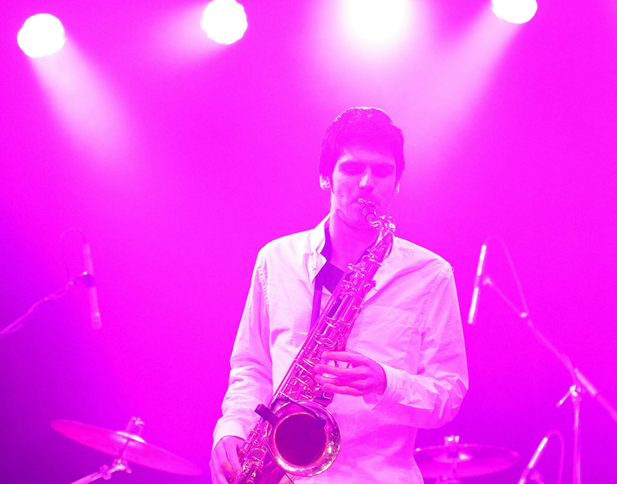 Ben Hintz with The Bad Man played Friday night.