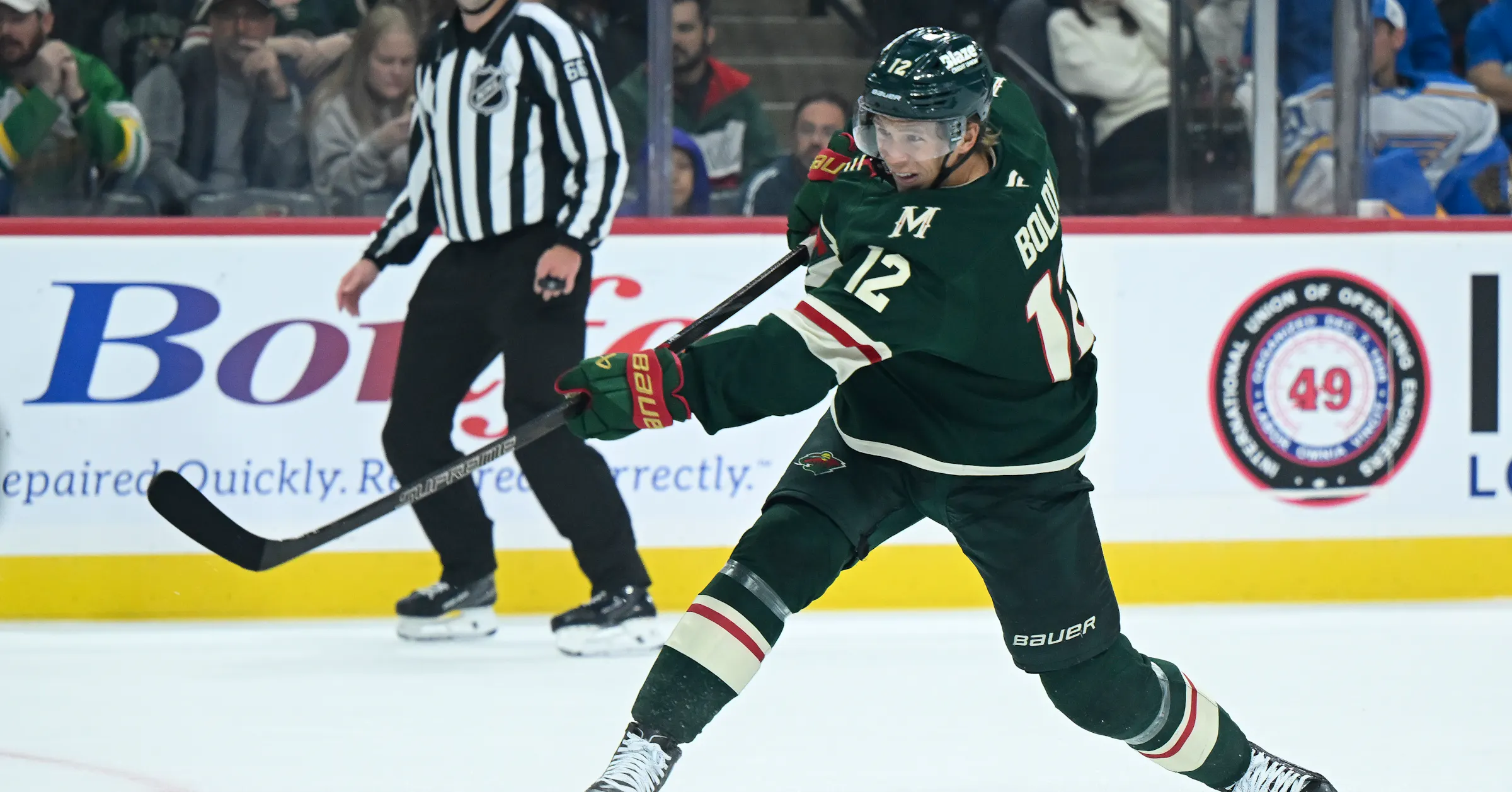 Live: Matt Boldy notches a hat trick as injury-riddled Wild beat Blues