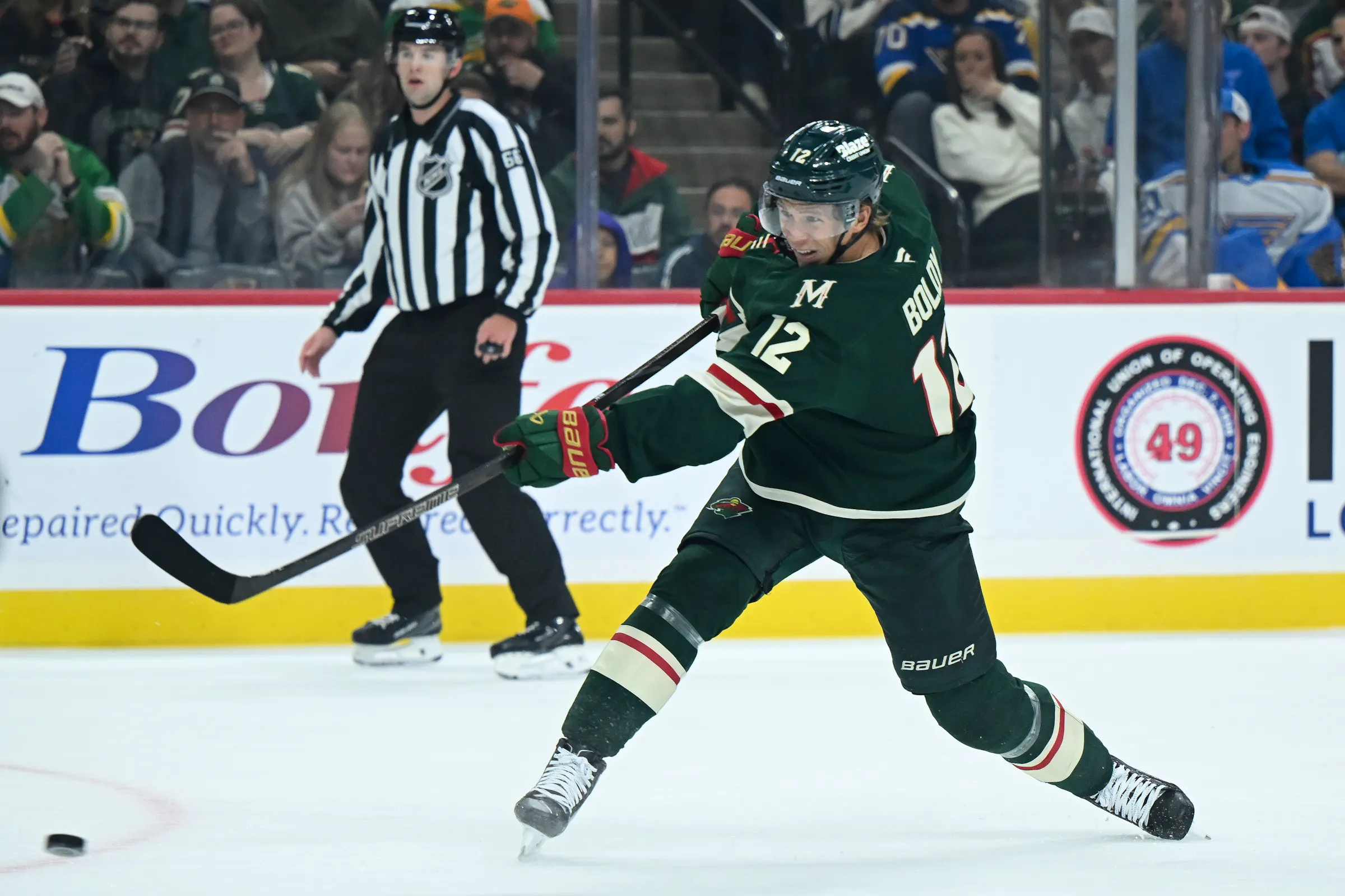 Live: Matt Boldy notches a hat trick as injury-riddled Wild beat Blues