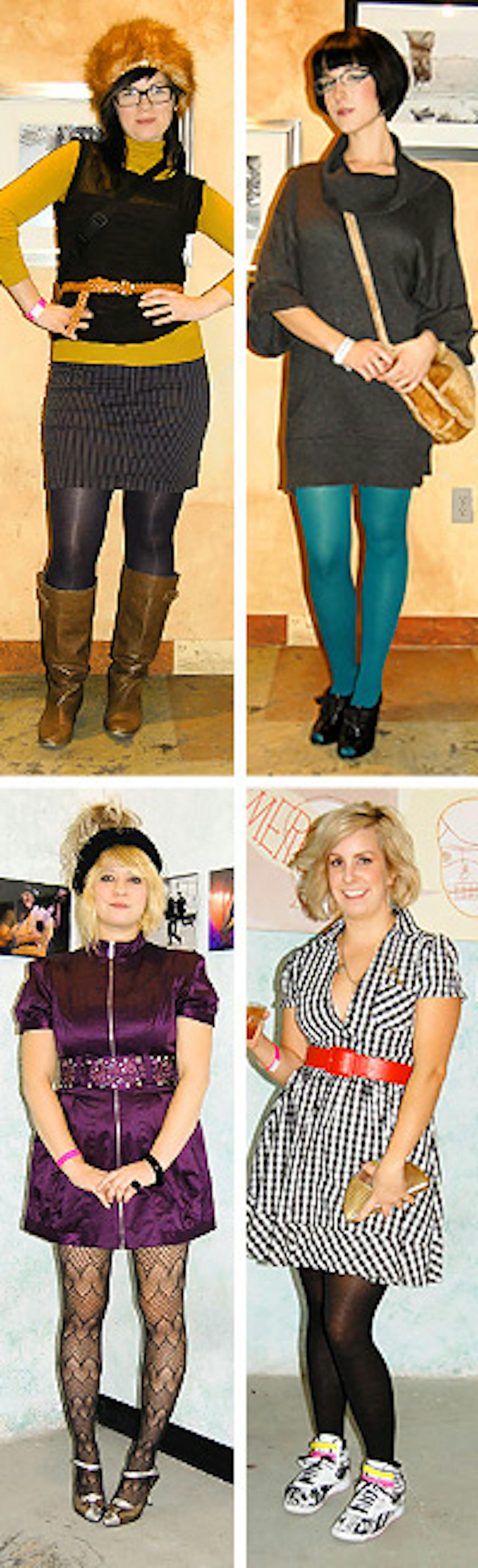 Clockwise from top - Jenny O., Margaret Lane, Katie Osborn, Leah Jacobson