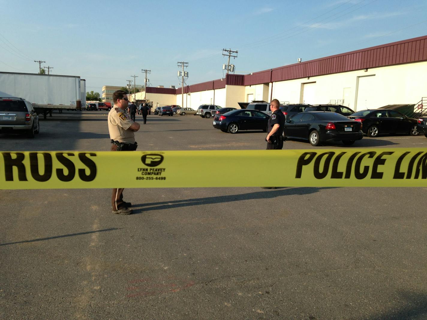 Scene of shooting in Roseville, Minn., Thursday Sept. 5, 2013.