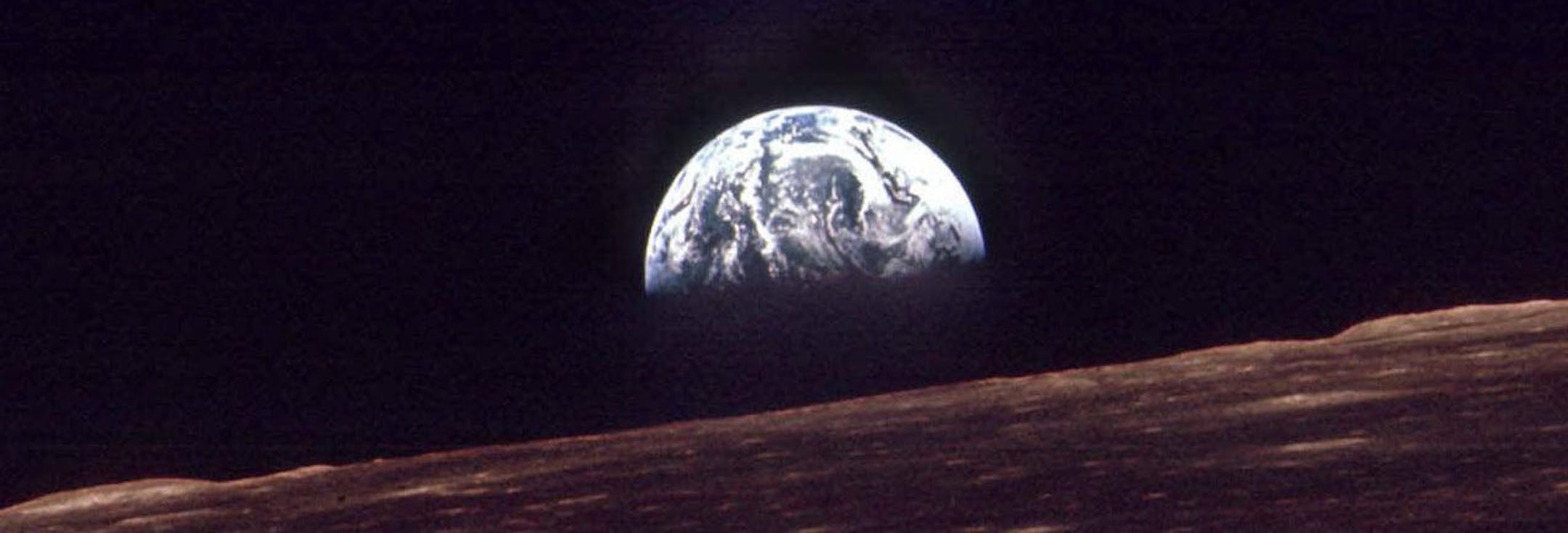 FILE - In this Dec. 24, 1968 file photo, the Earth shines over the horizon of the Moon in as seen by the astronauts on Apollo 8. Apollo 8 was launched from Cape Canaveral on Dec. 21, 1968. (AP Photo/FILE)