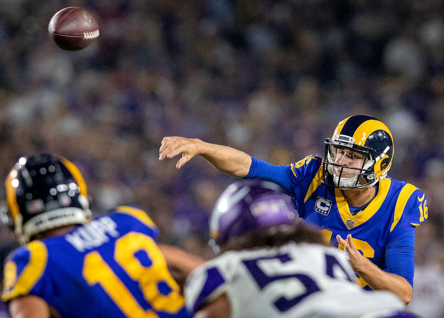 Rams quarterback Jared Goff.