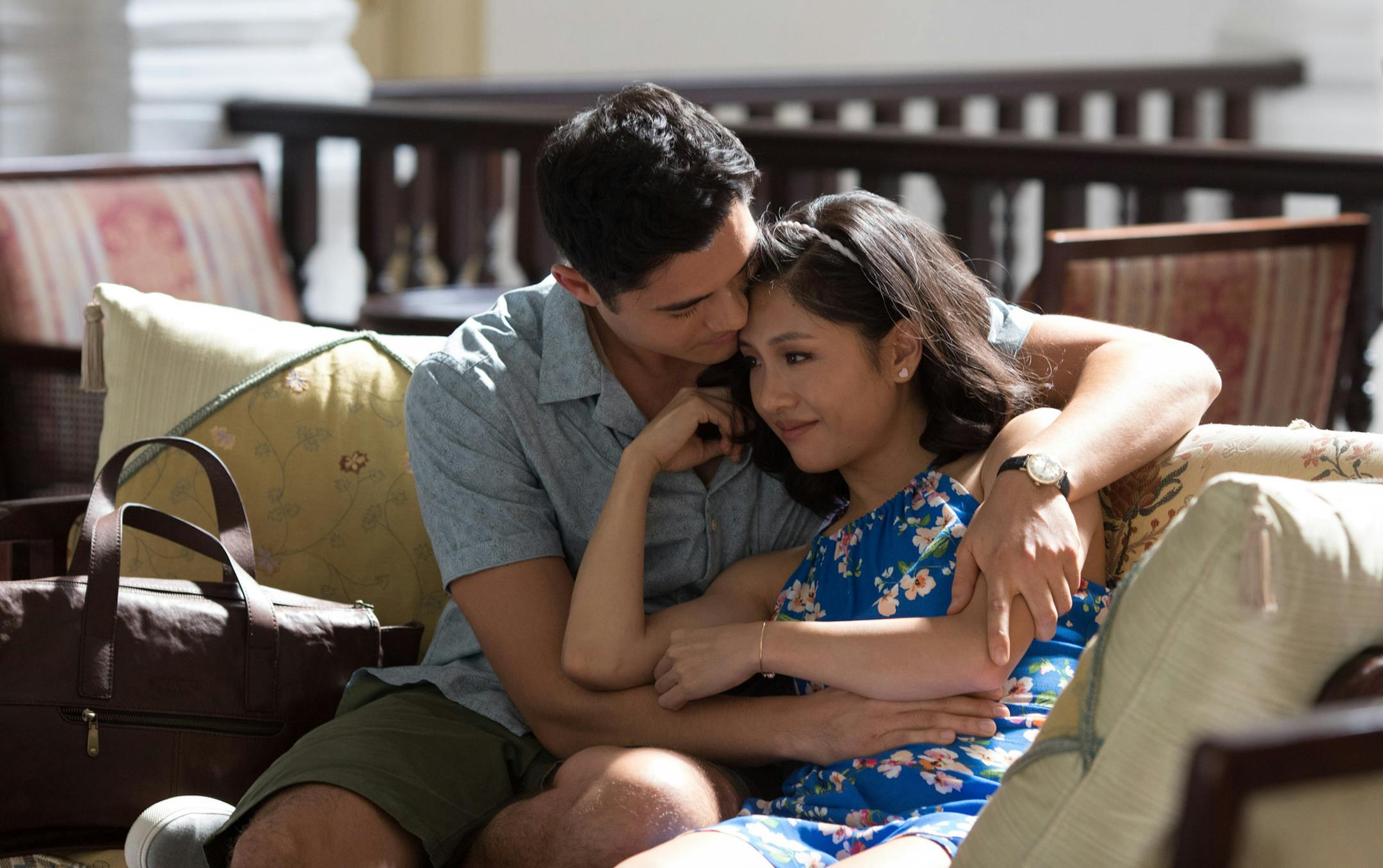 CRA-06067 Film Name: CRAZY RICH ASIANS Copyright: © 2018 WARNER BROS. ENTERTAINMENT INC. AND KIMMEL DISTRIBUTION, LLC Photo Credit: Sanja Bucko Caption: (L-R) HENRY GOLDING as Nick and CONSTANCE WU as Rachel in Warner Bros. Pictures' and SK Global Entertainment's and Starlight Culture's contemporary romantic comedy "CRAZY RICH ASIANS," a Warner Bros. Pictures release.