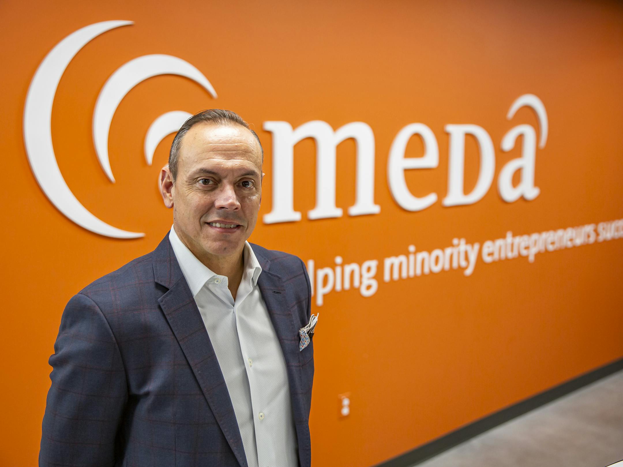 Meda Chief Executive Alfredo Martel is corralling capital and signing up more volunteers from law, business and accounting to help fund businesses.