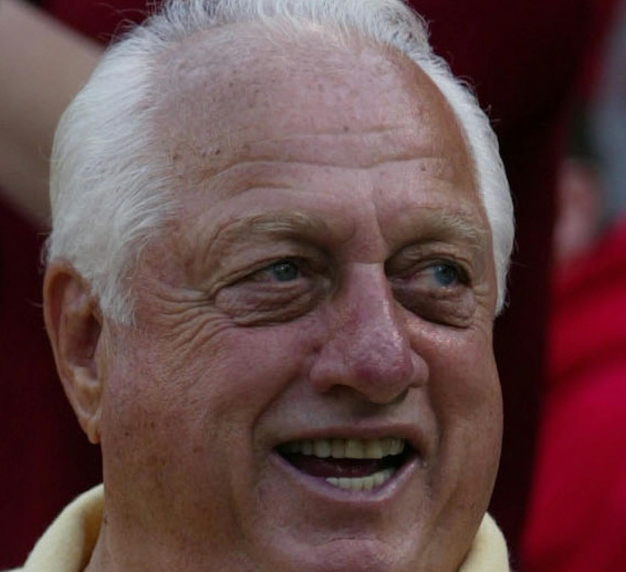 October 12, 2002. Anaheim, CA. ALCS game #4, Twins vs. Anaheim. Former LA Dodgers manager (PLEASE CHECK ON THIS) Tommy Lasorda (spelling??) was at Saturday's game.