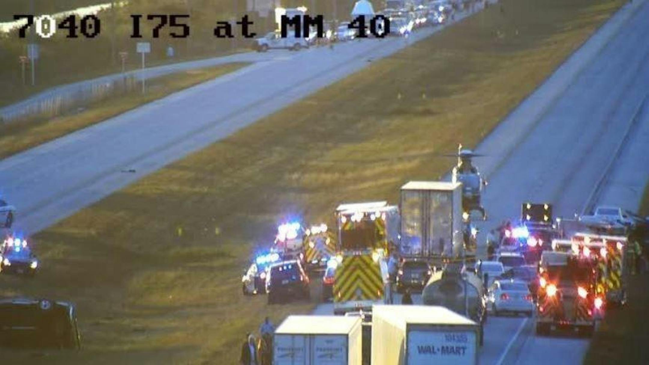 One person was killed and more than a dozen others hurt in a crash involving a pickup and van on Alligator Alley in western Broward County Tuesday evening March 6. 2018.