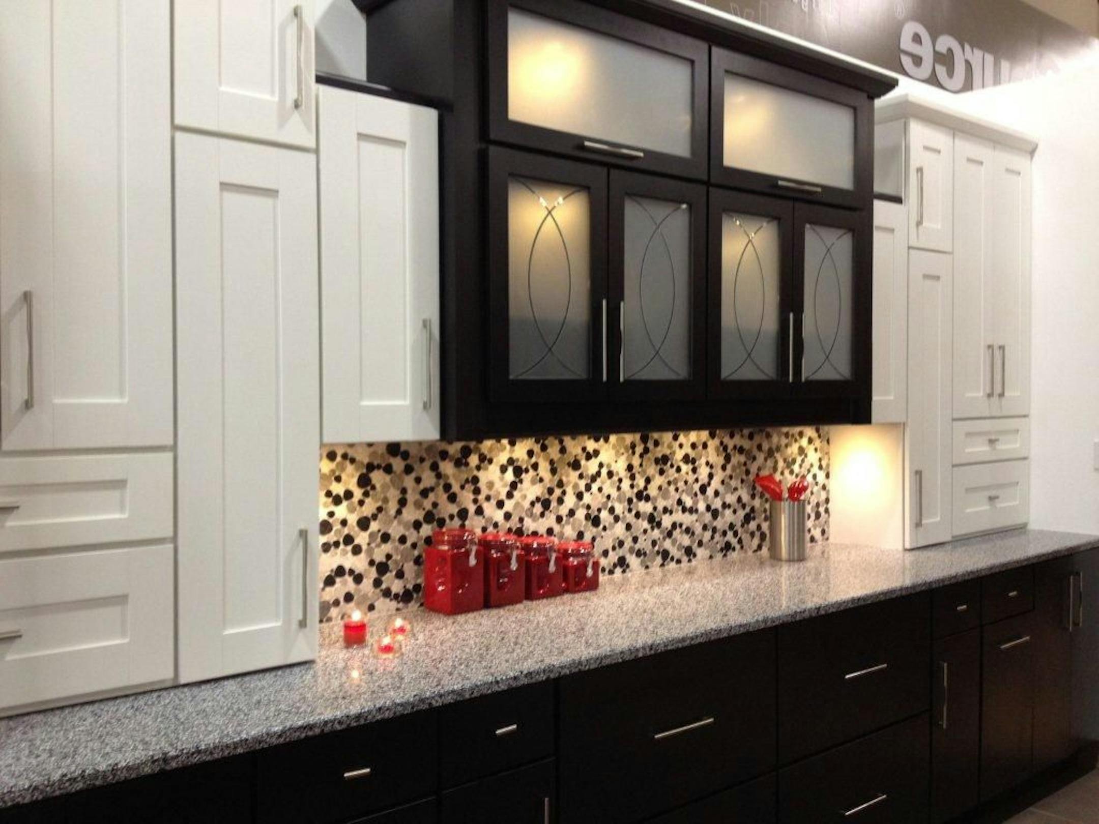 Kitchen cabinets are a new addition to the Jack Rubenstein showrooms, with a range of quality from apartment to custom. Save about 8 to 20 percent on cabinets compared with national hardware stores.