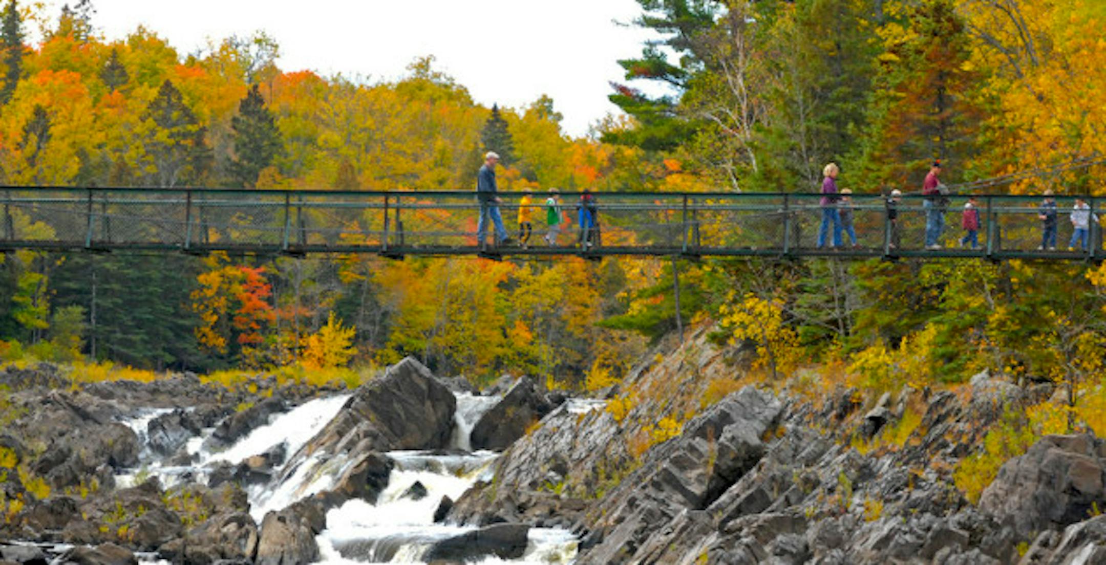 Tourism officials will have information at the Northwest Sportshow about Minnesota state parks, including Jay Cooke State Park near Duluth.